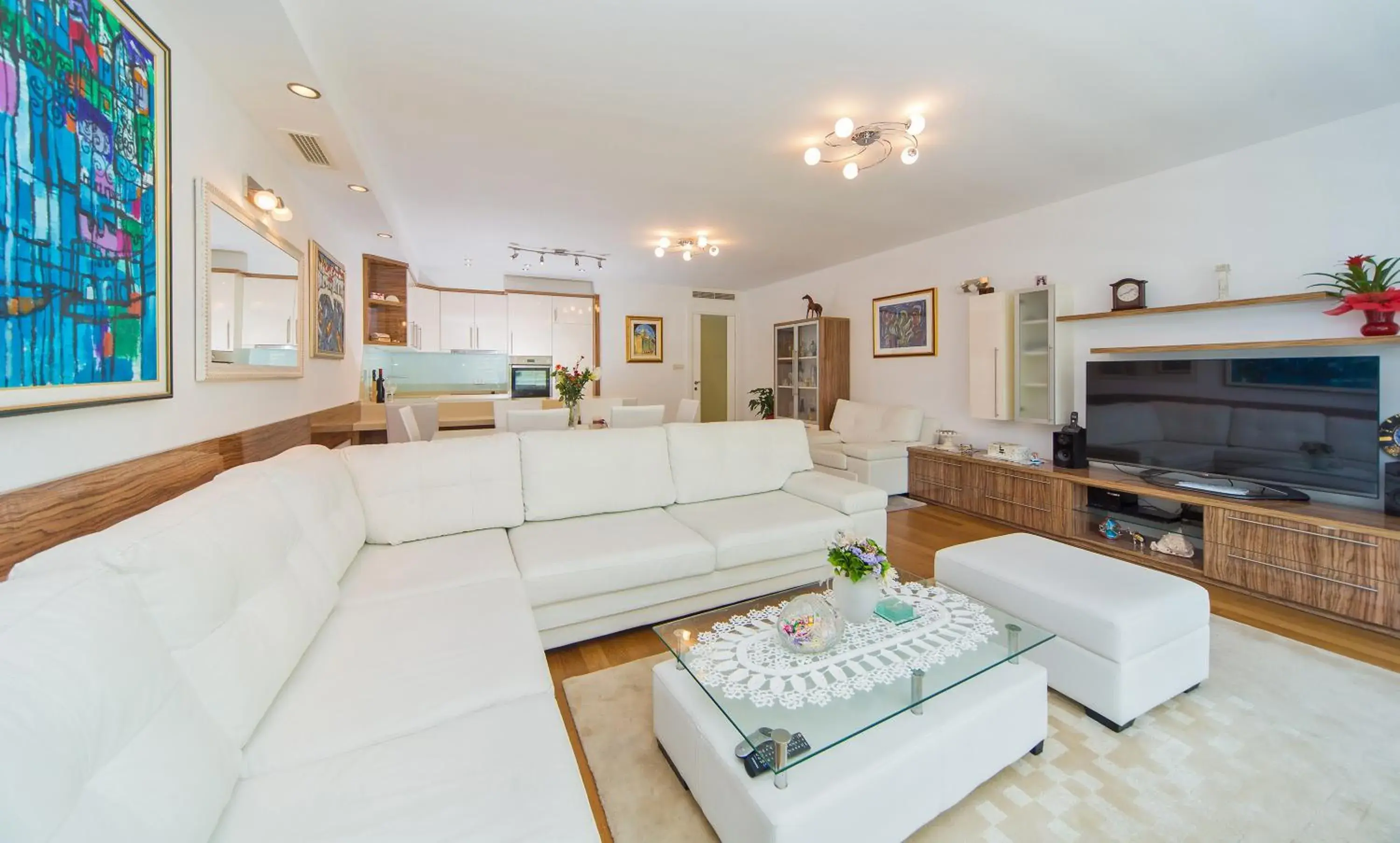 Living room, Seating Area in Dubrovnik Luxury Residence – L’Orangerie