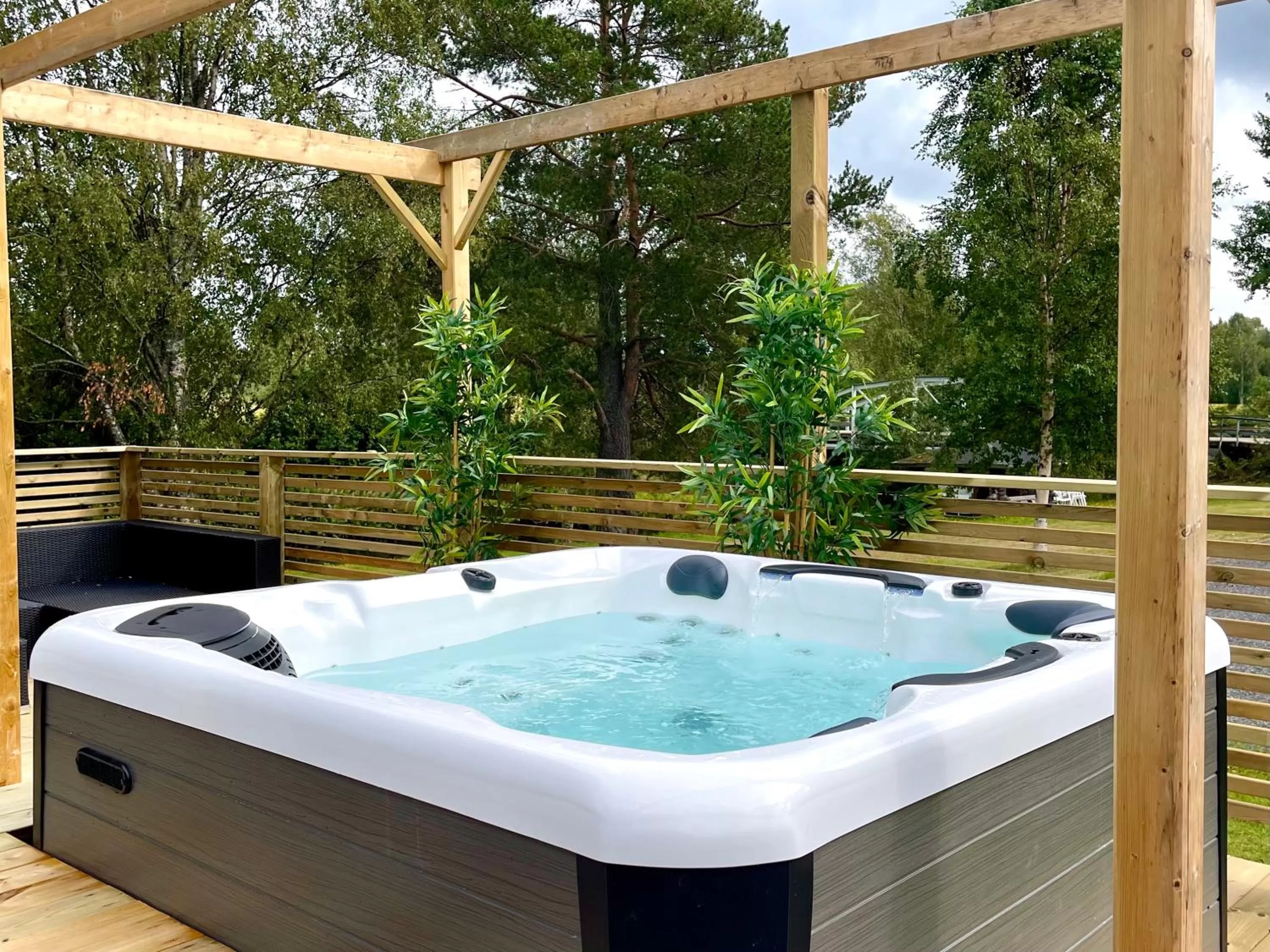 Hot Tub in Hotell Entré Norr
