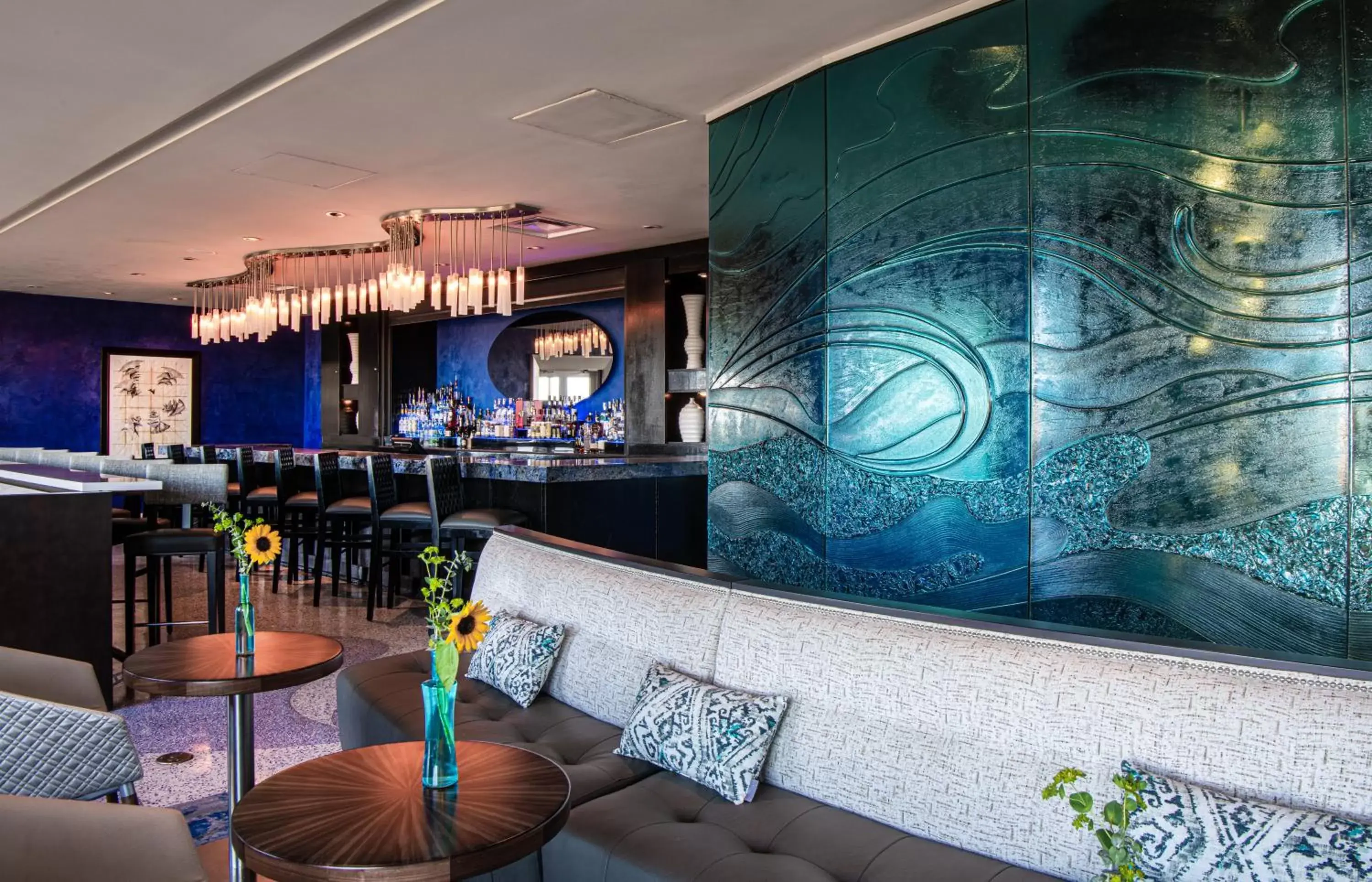 Lounge or bar in One Ocean Resort and Spa