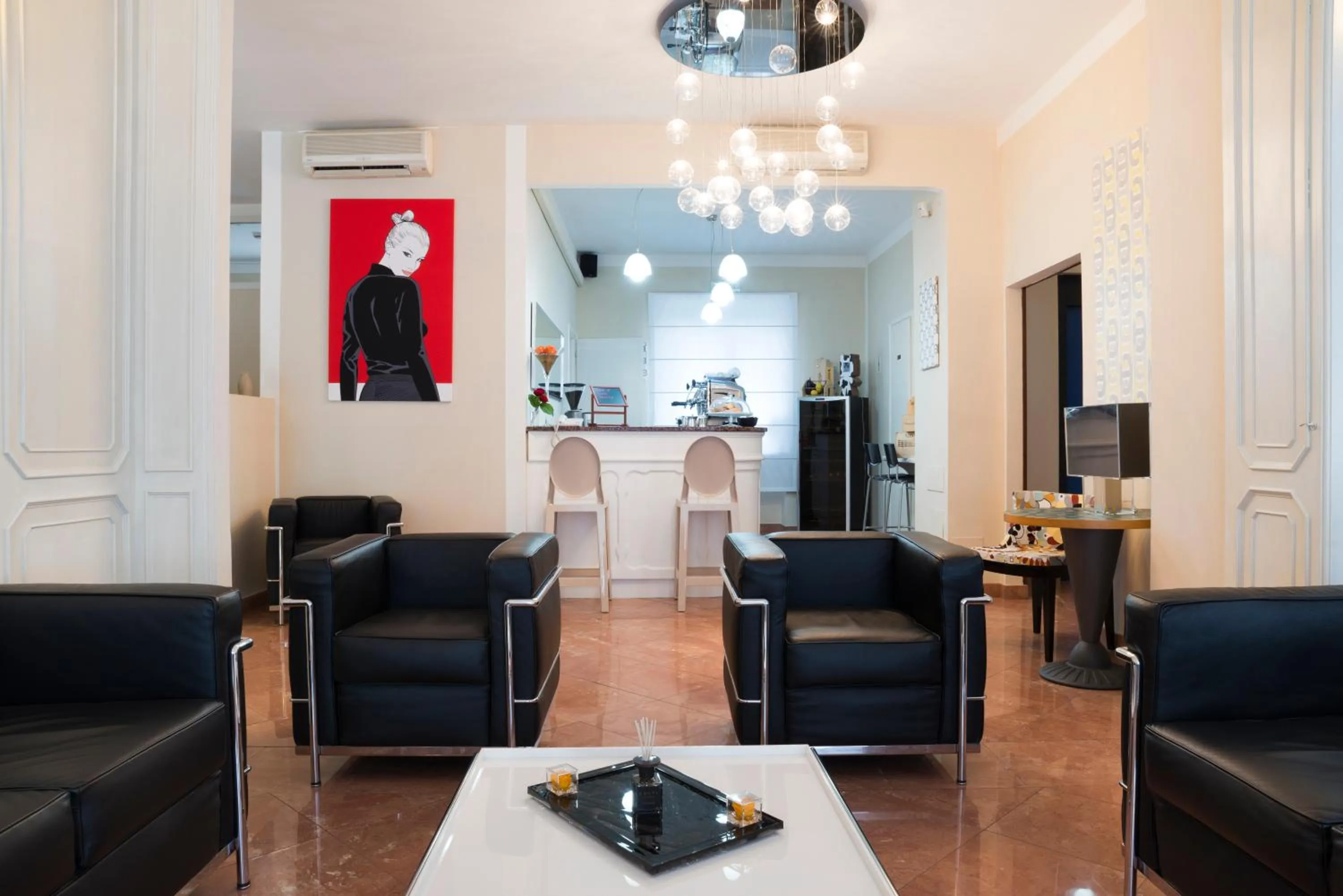 Lobby or reception in Hotel Tourist