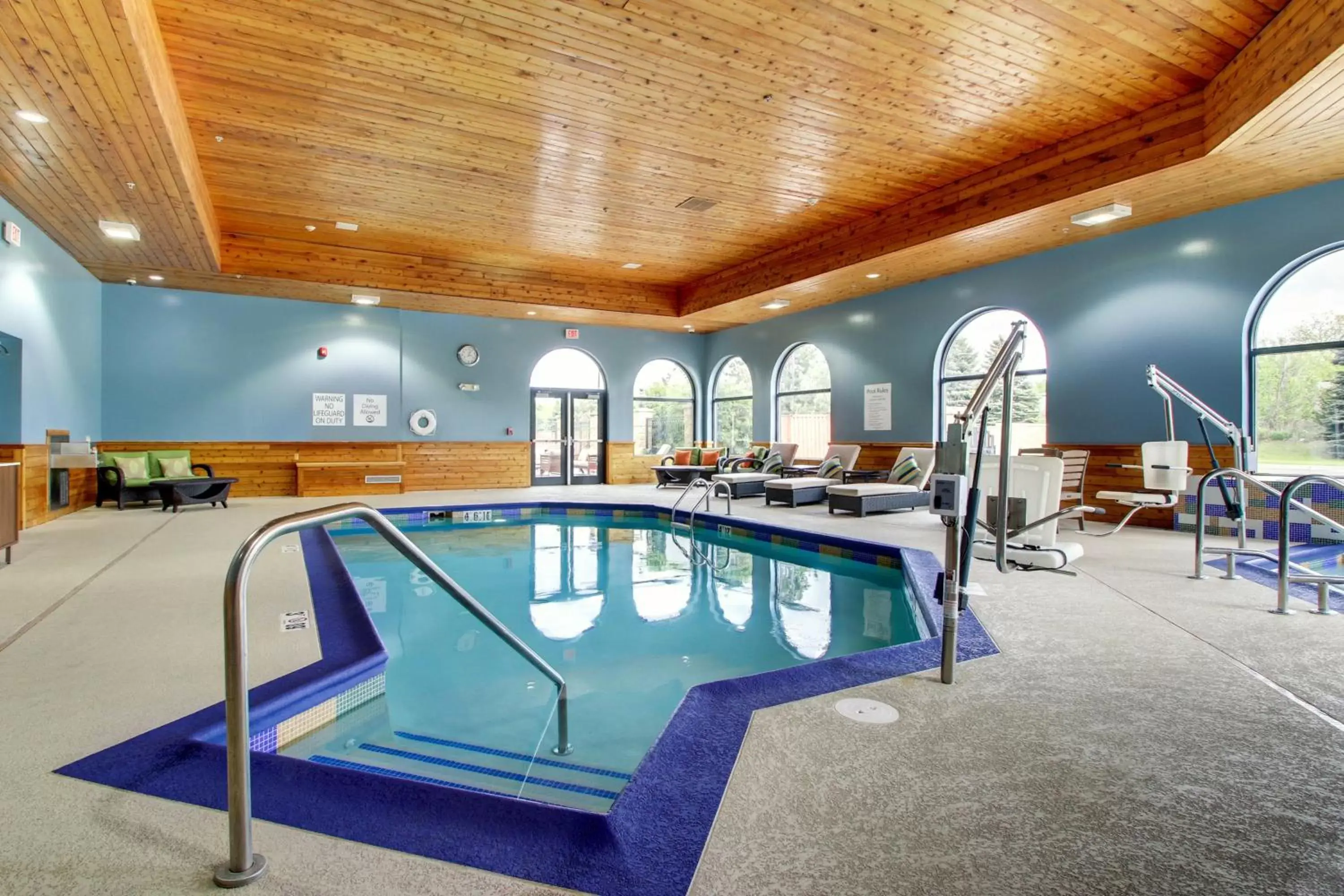 Swimming Pool in Holiday Inn Express & Suites Aurora - Naperville, an IHG Hotel