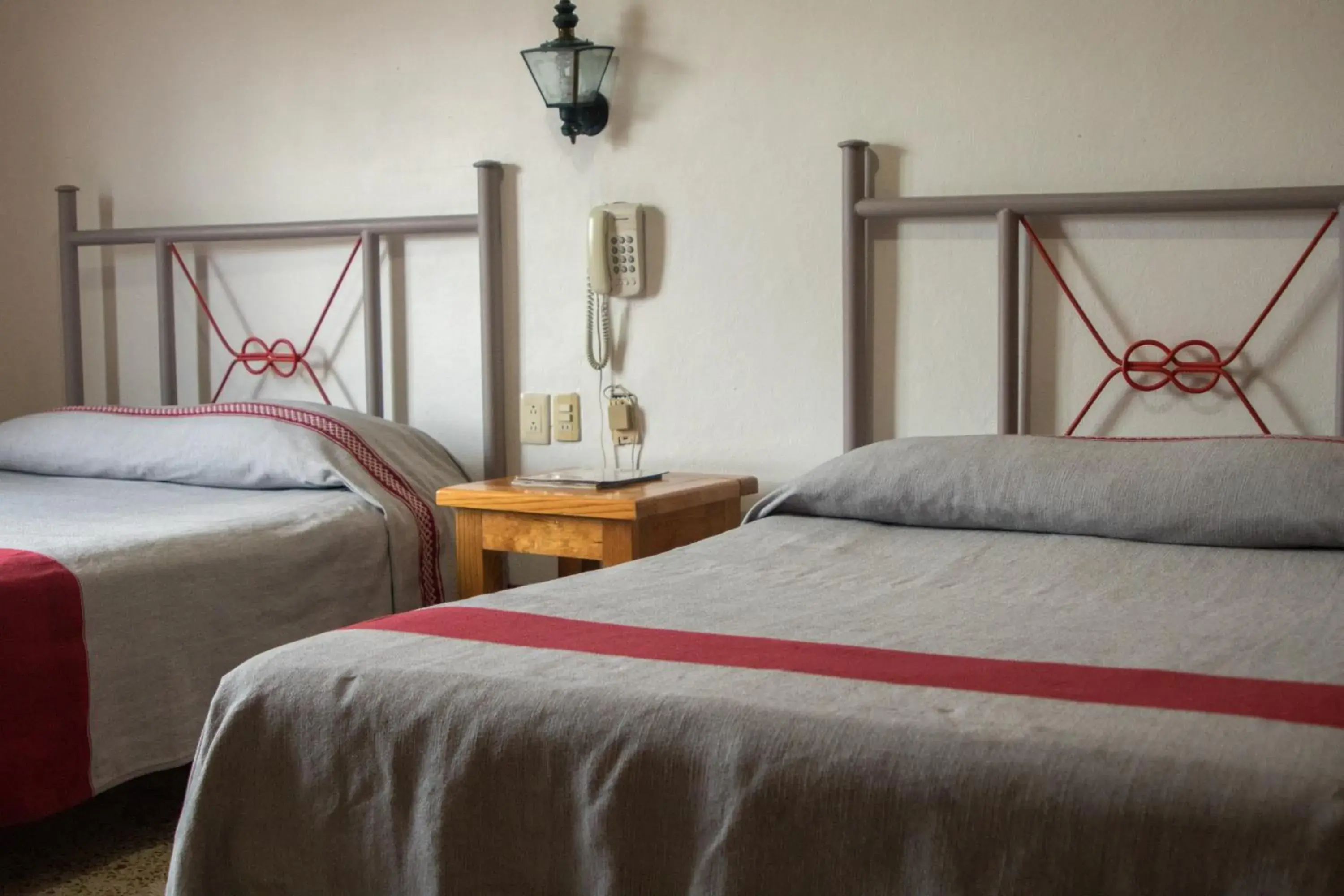 Bed in Hotel Posada el Cid