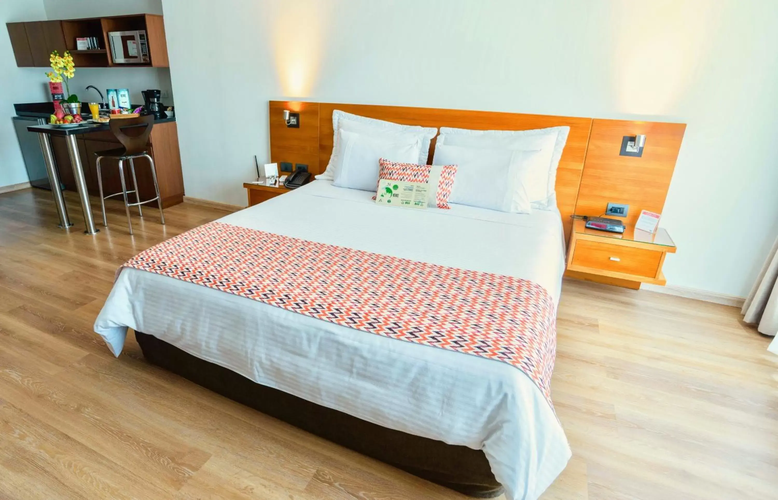 Bed in Leblón Suites Hotel