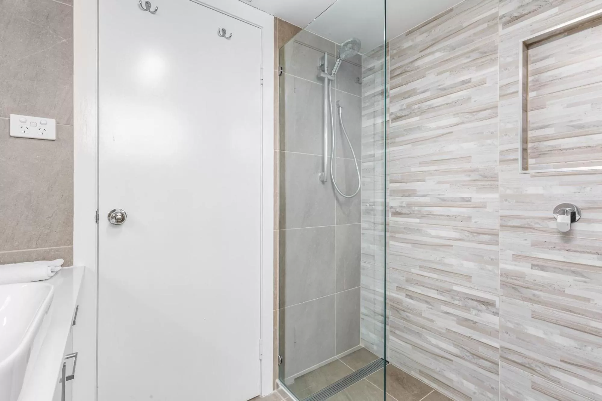 Shower in Bayview Tower