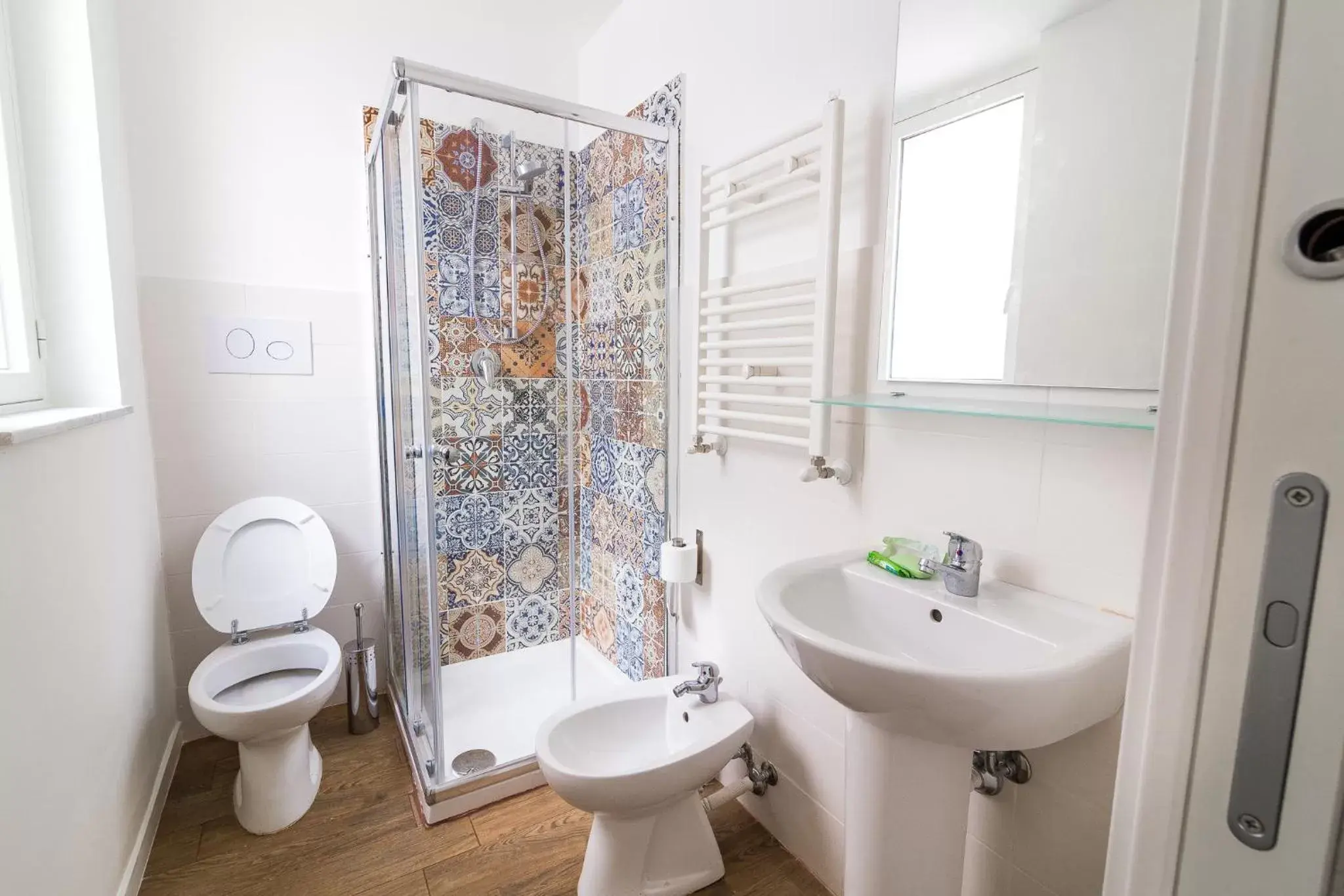 Shower, Bathroom in Liberty Suites