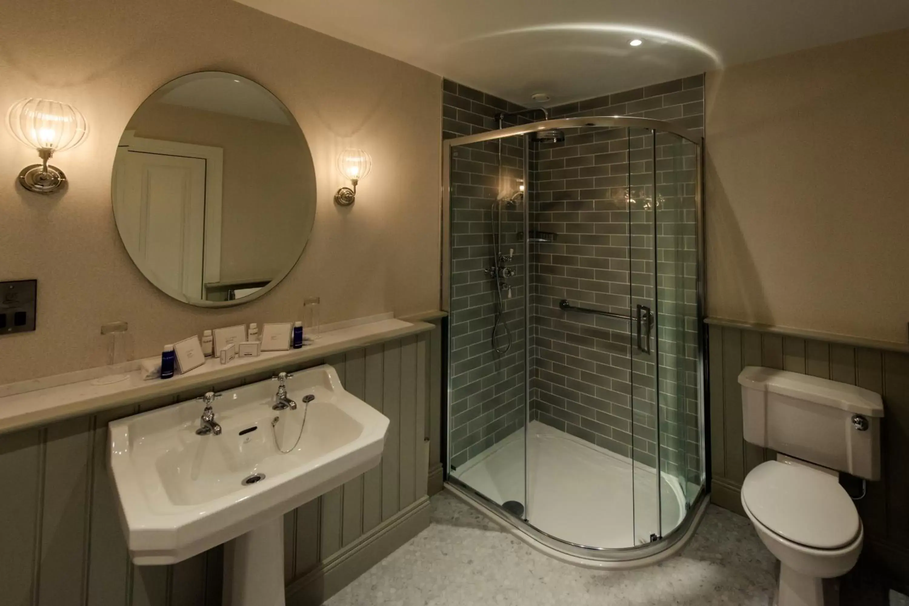 Shower, Bathroom in Cahernane House Hotel