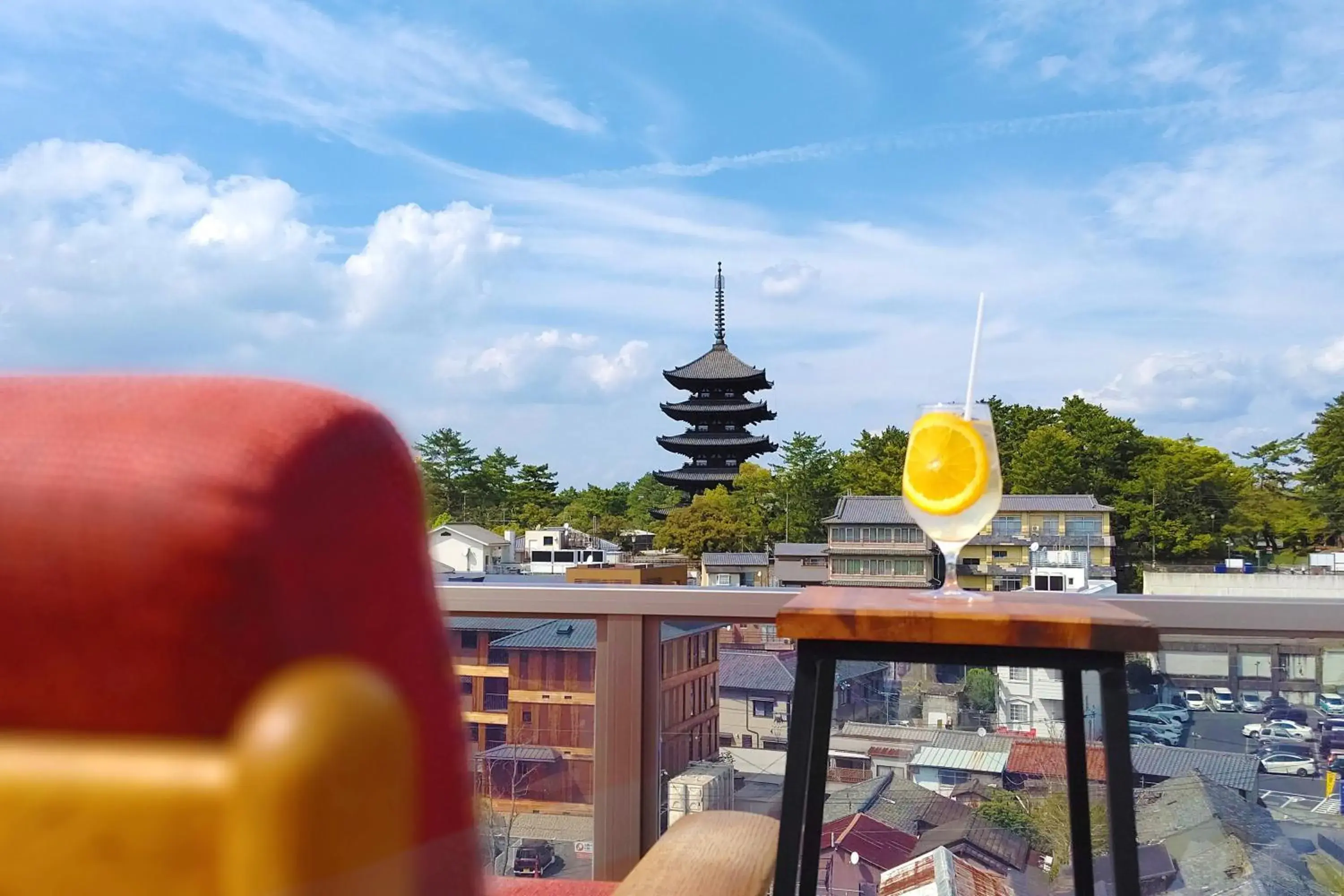 Balcony/Terrace in Asukasou Hotel