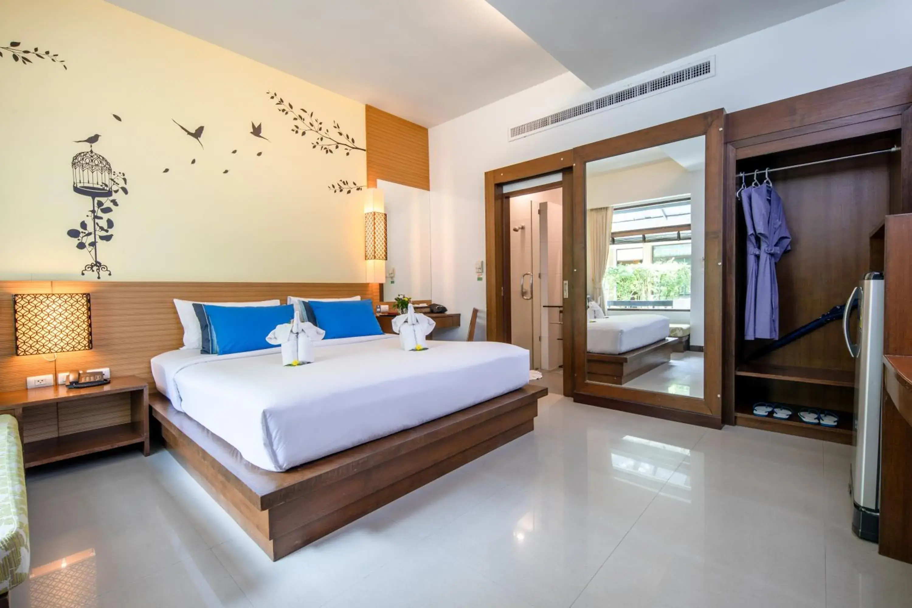 Bedroom, Bed in A2 Pool Resort - SHA Plus Bedroom, Bed in A2 Pool Resort - SHA Plus