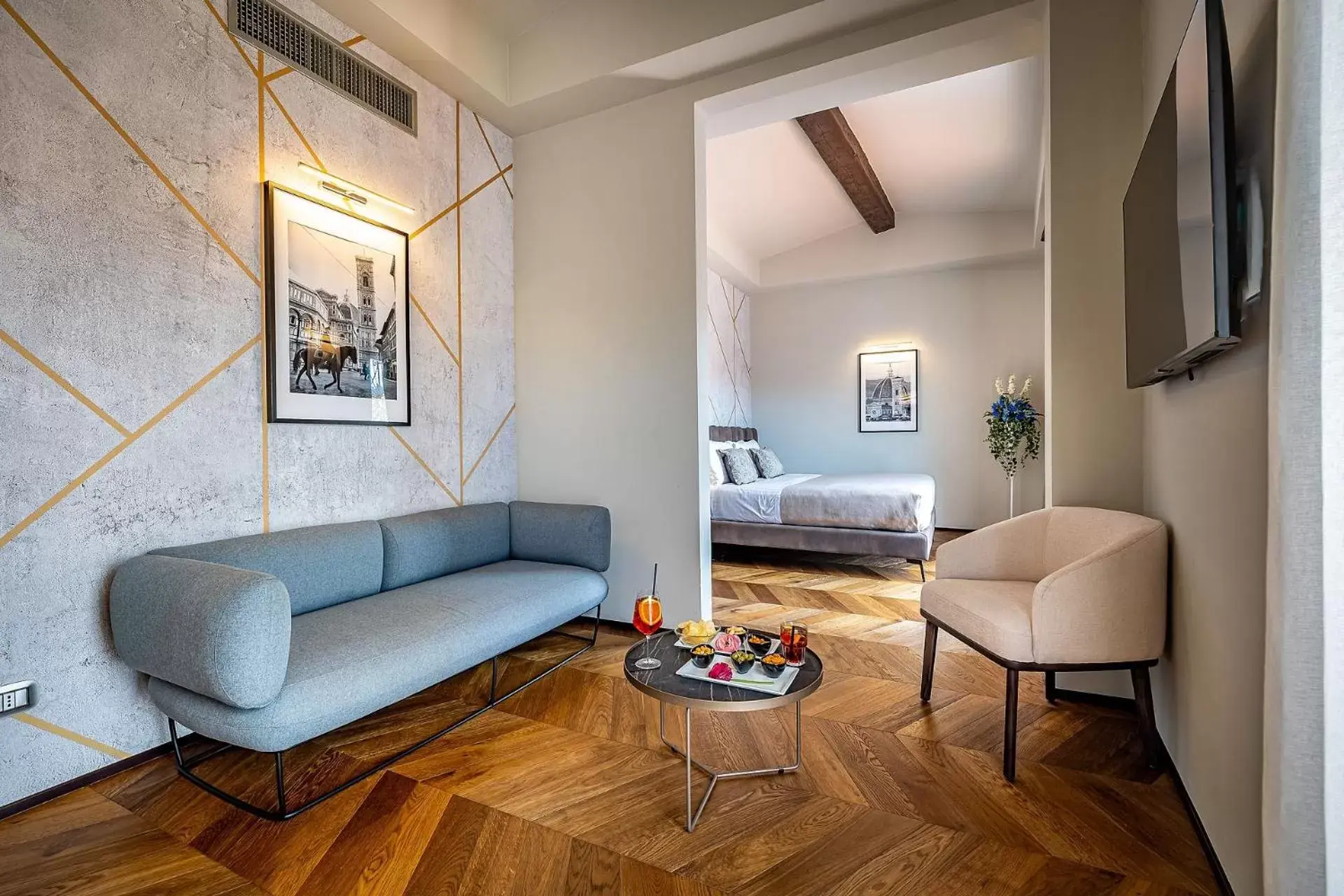 Bedroom, Seating Area in Alfieri Signature Suites - Alfieri Collezione
