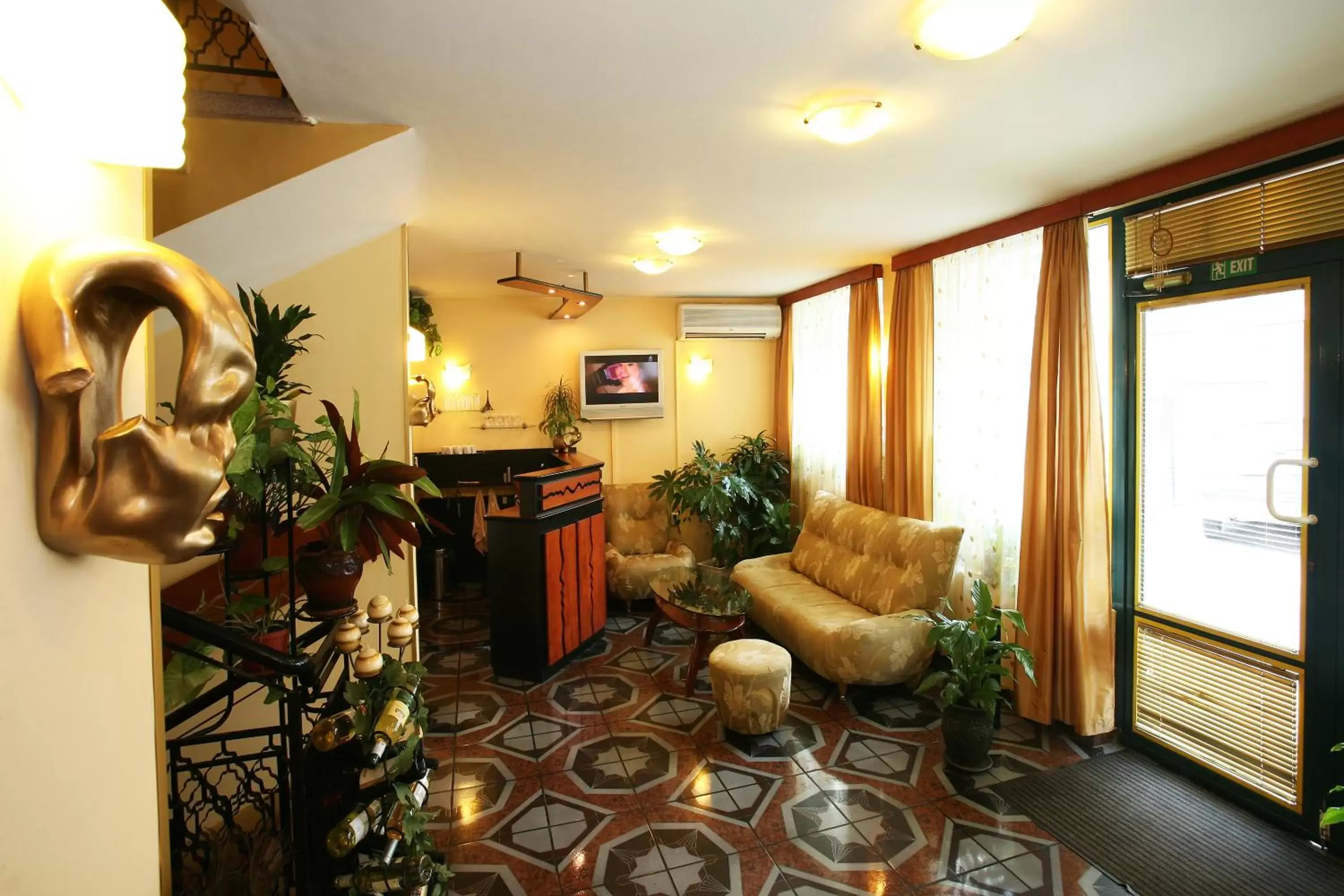 Lobby or reception in Hotel Color Lobby or reception in Hotel Color