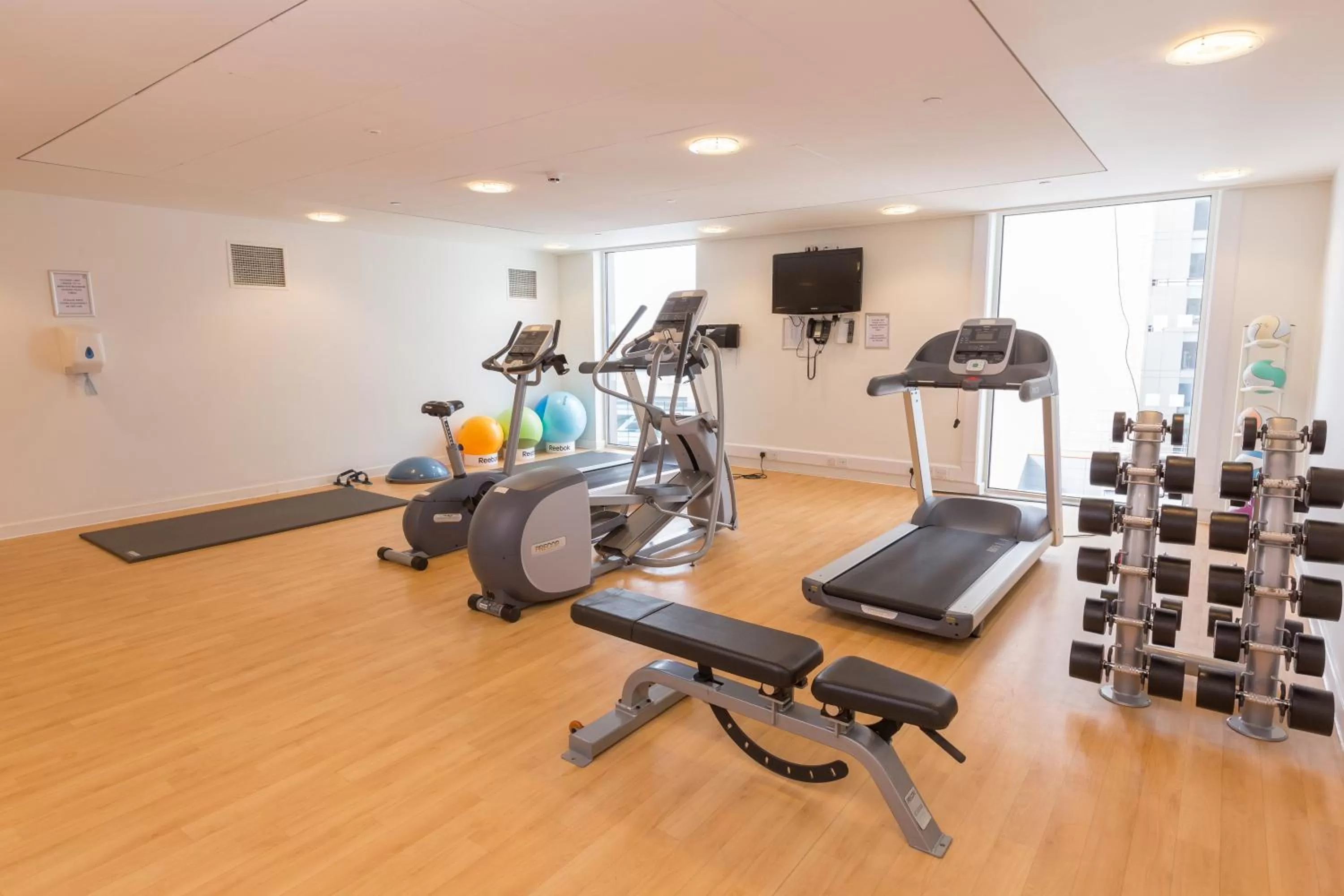 Fitness centre/facilities in Holiday Inn Manchester-Mediacityuk by IHG