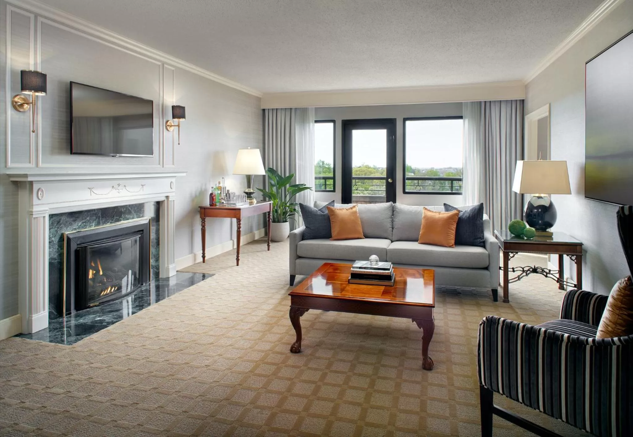 Decorative detail in Omni Shoreham Hotel