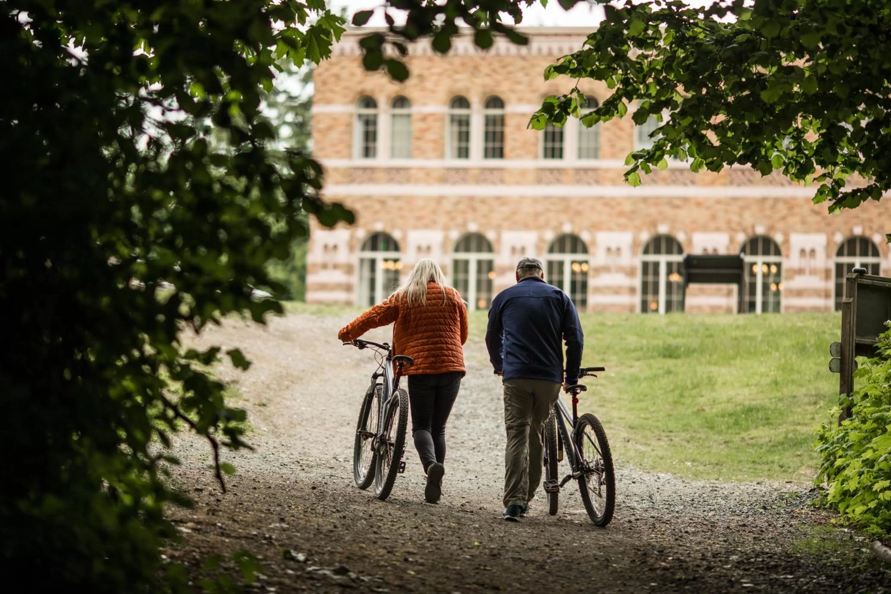 Cycling in The Lodge at St Edward Park