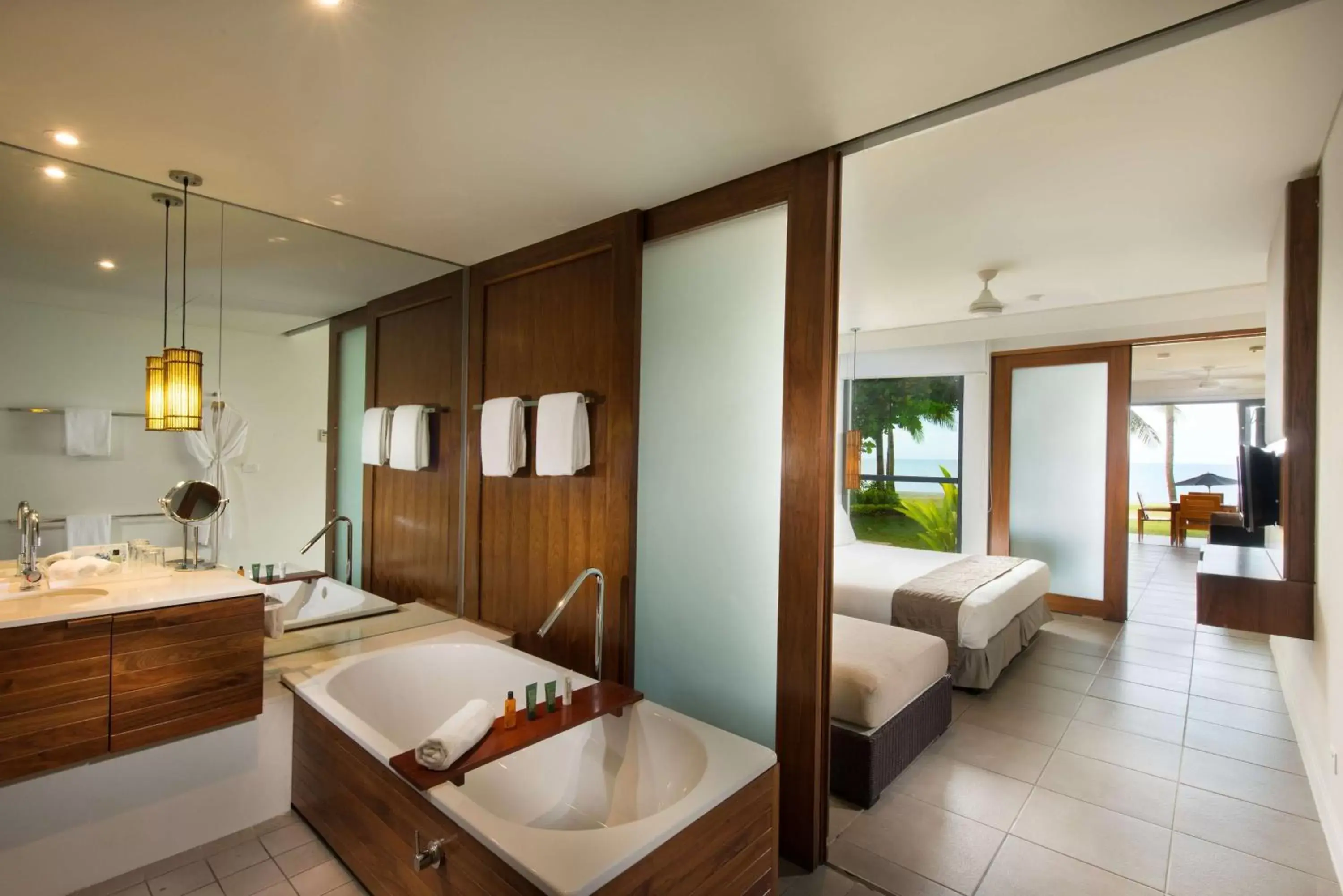 Bathroom in Hilton Fiji Beach Resort and Spa