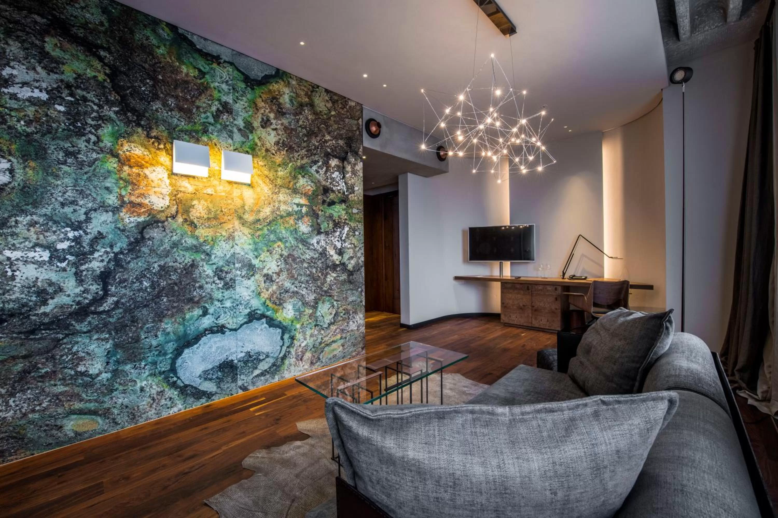 Seating area in Hotel Warszawa