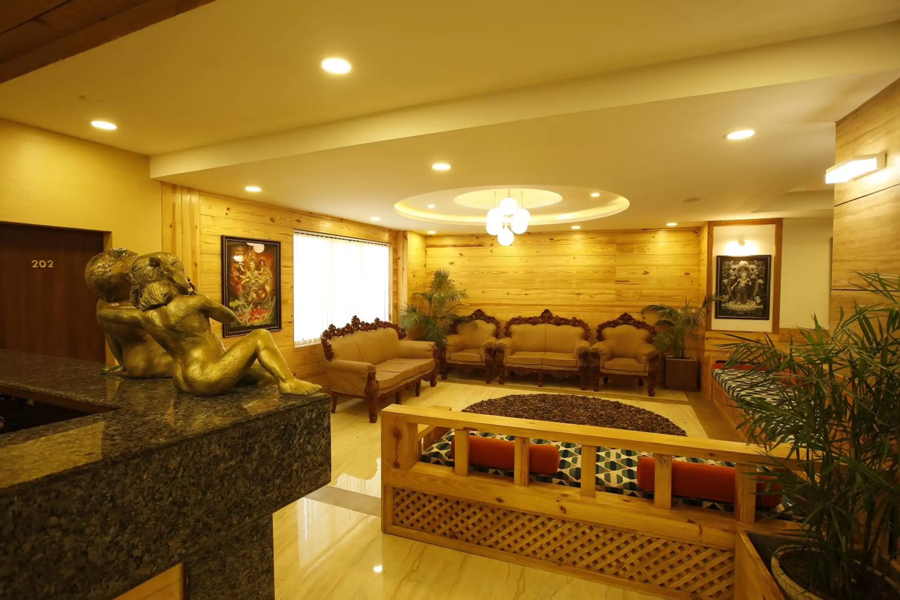 Lobby or reception in Hotel Arts Kathmandu