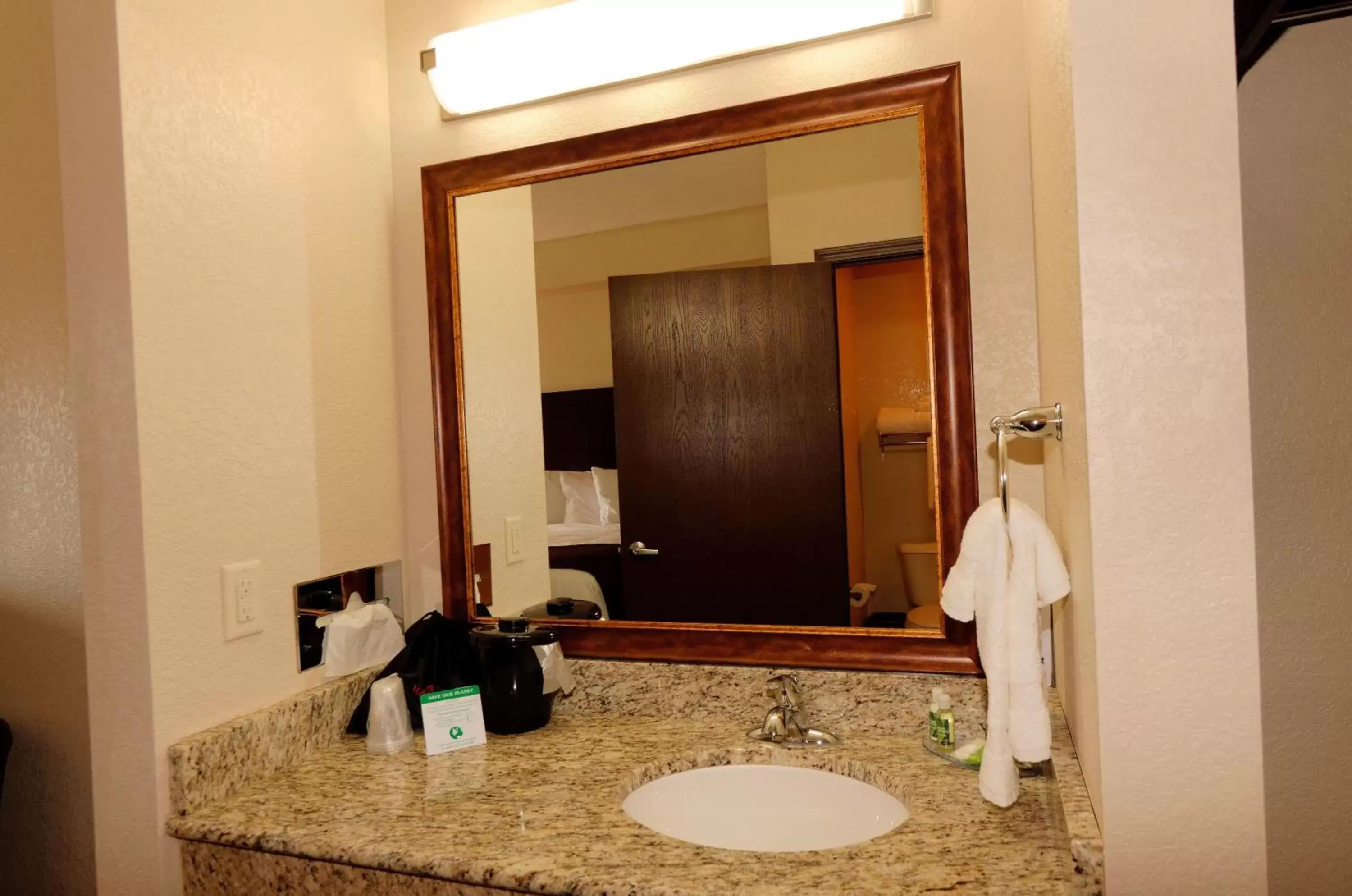 Bathroom in Cobblestone Inn & Suites - Denison | Oak Ridge
