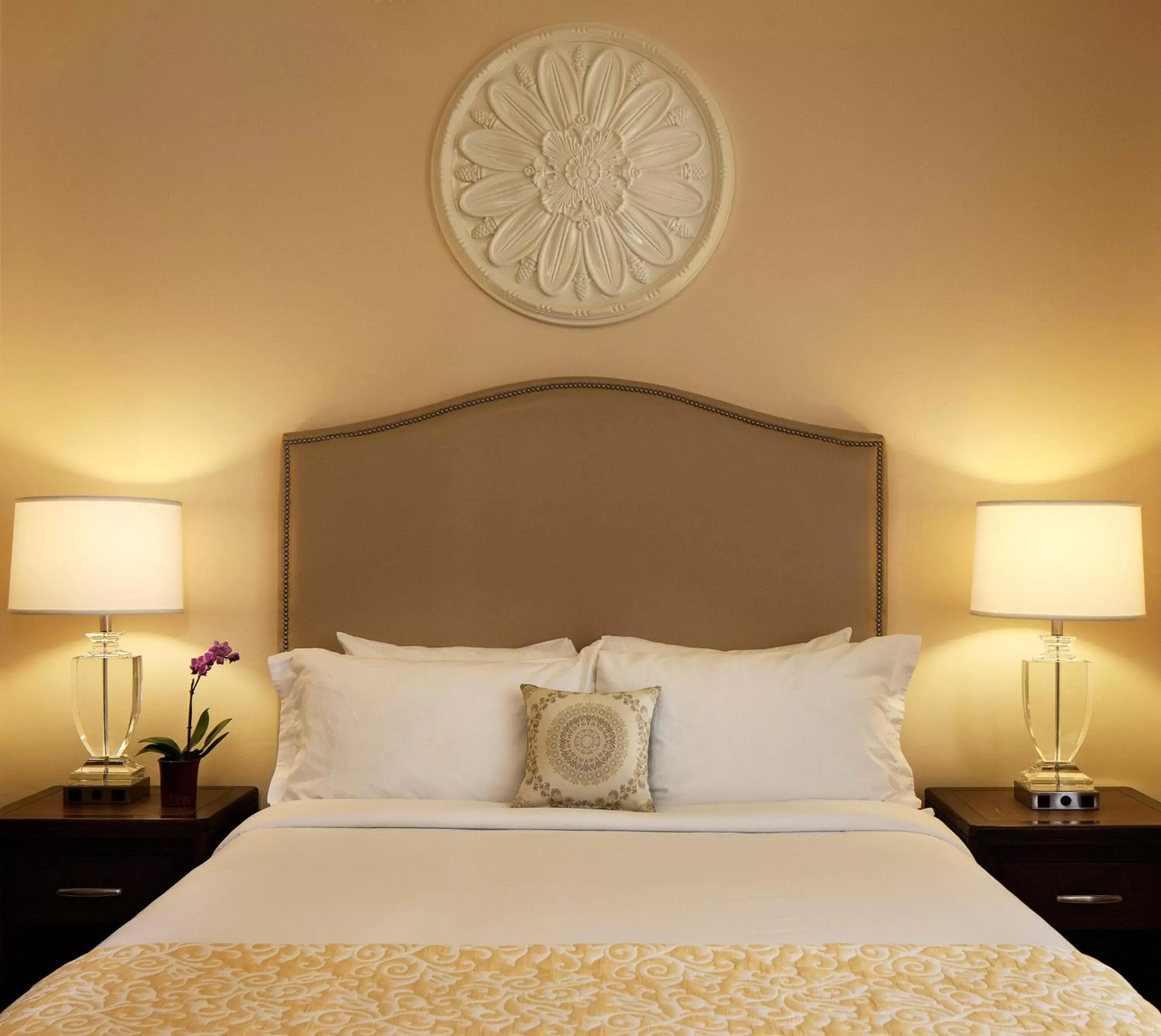 Bed in Hotel Santa Barbara
