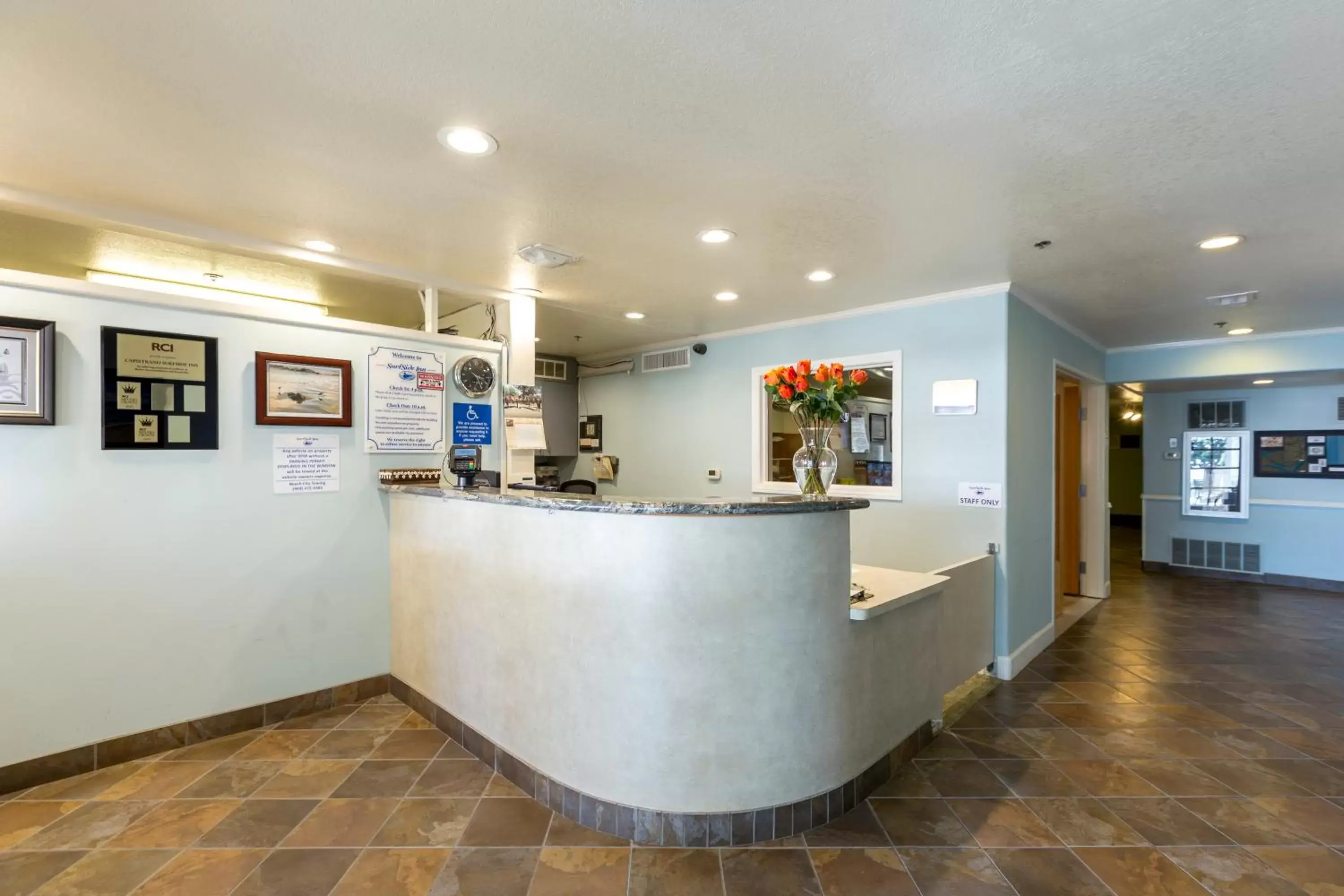 Lobby or reception in Capistrano SurfSide Inn