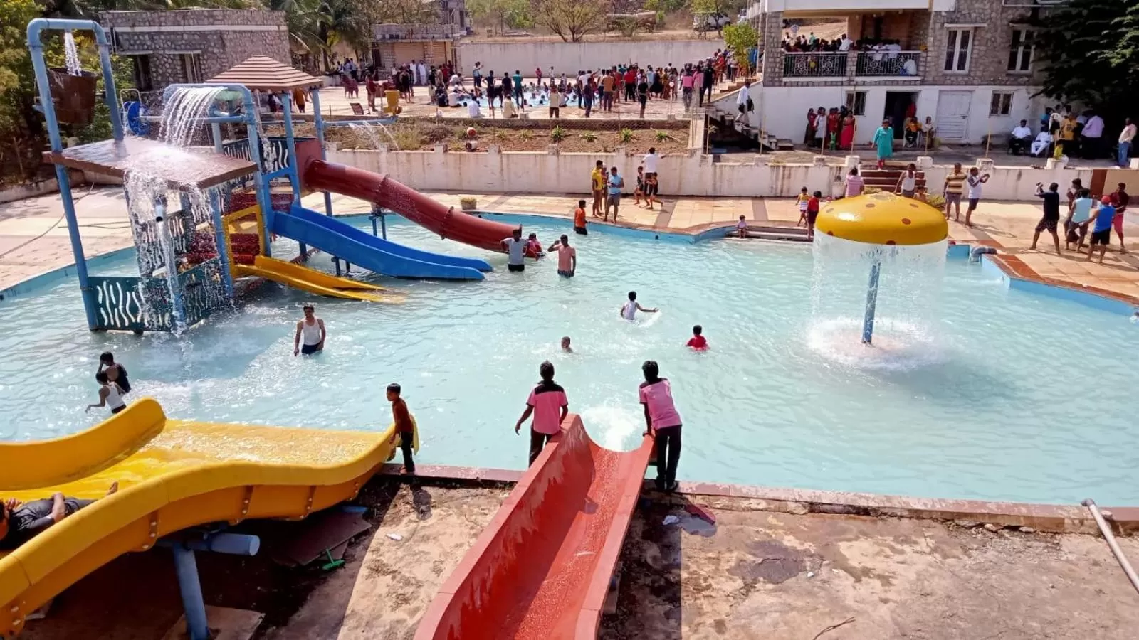 Aqua park in Kanthi Resorts Badami