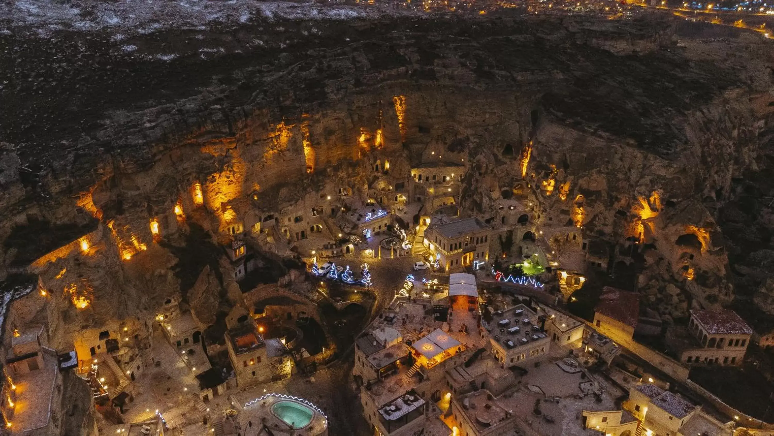 Property building, Bird's-eye View in Yunak Evleri Cappadocia