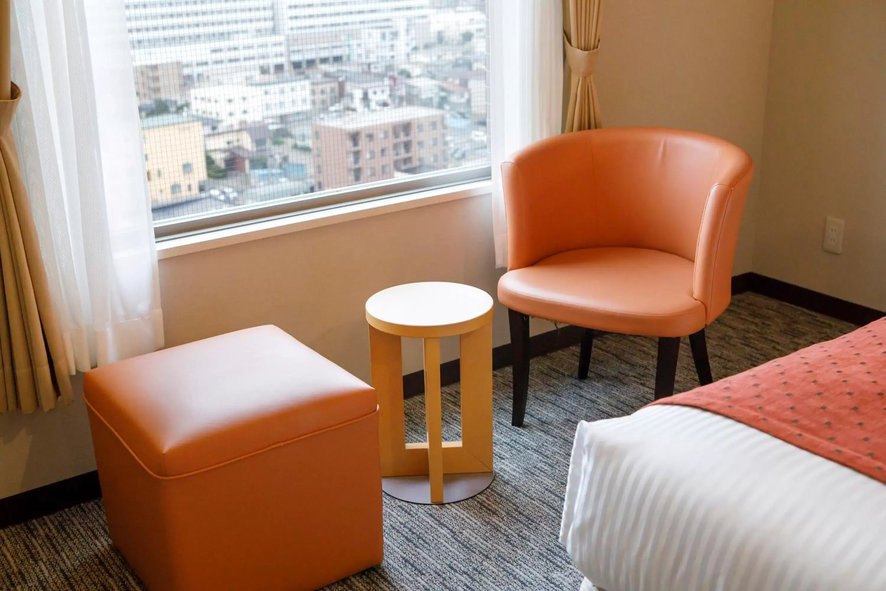 Decorative detail, Seating Area in HOTEL MYSTAYS Hakodate Goryokaku