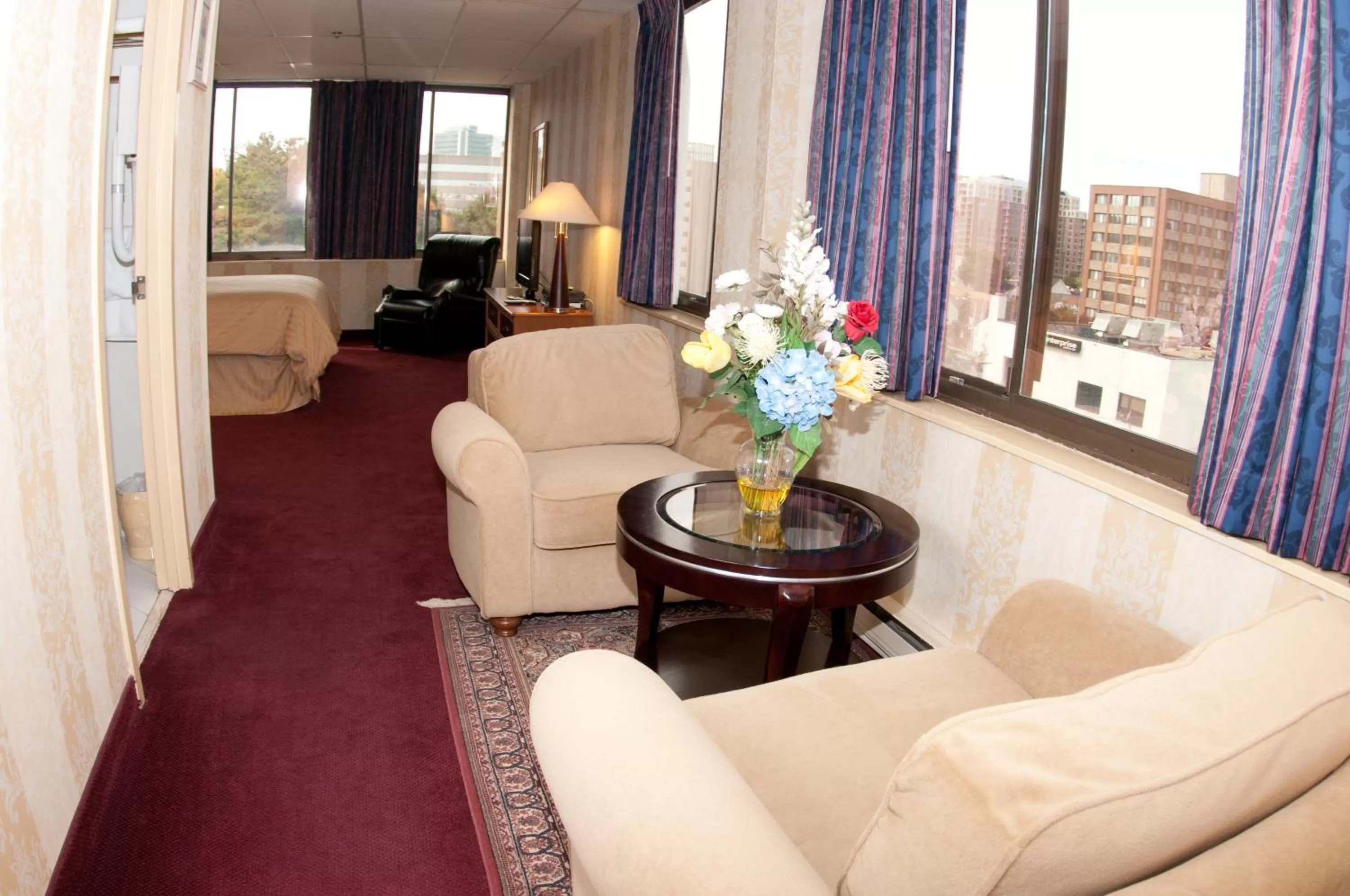 Seating area in Amsterdam Hotel