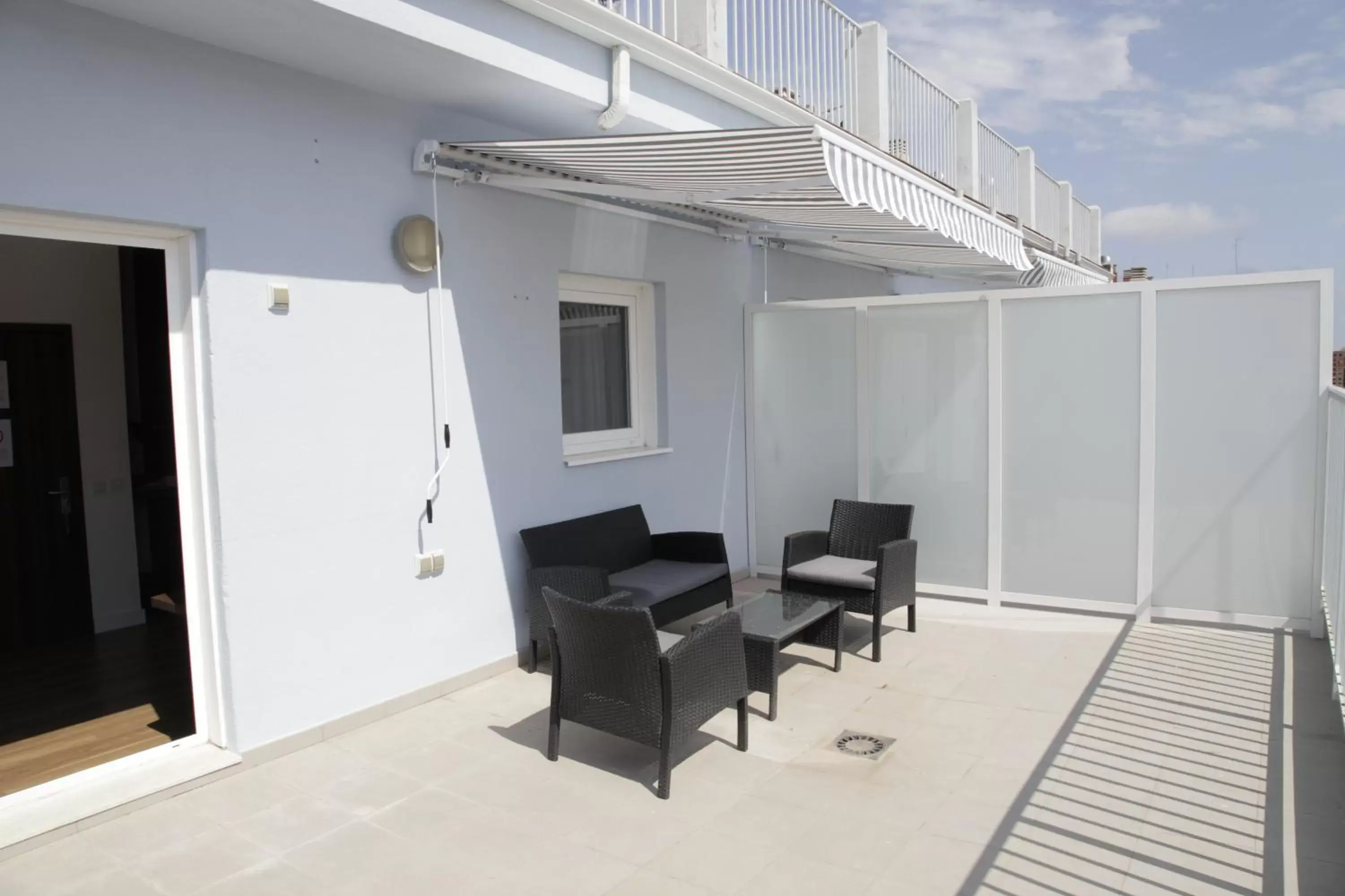 Balcony/Terrace in Hotel Olympia Universidades