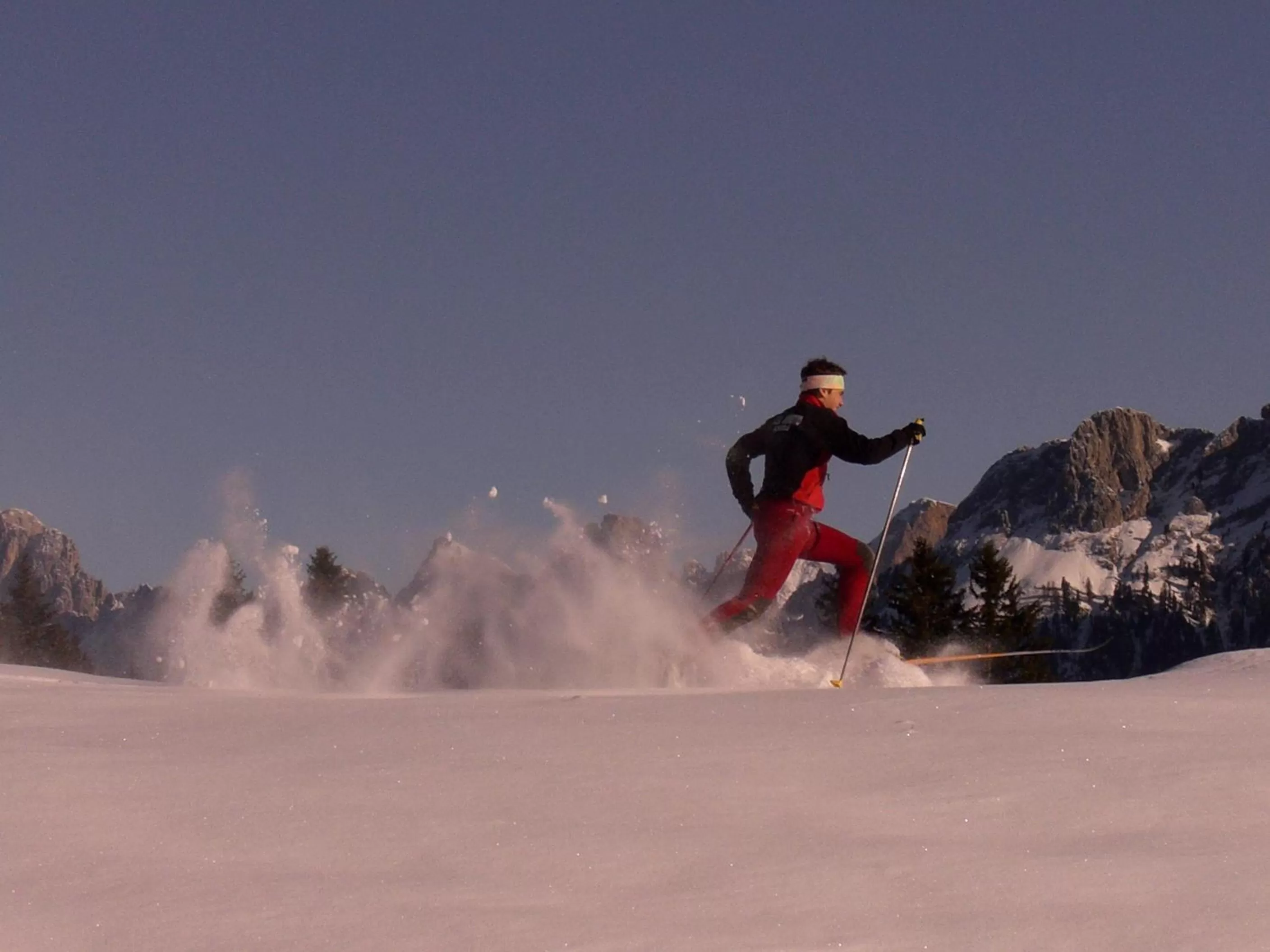 Skiing in Albergo Alpino
