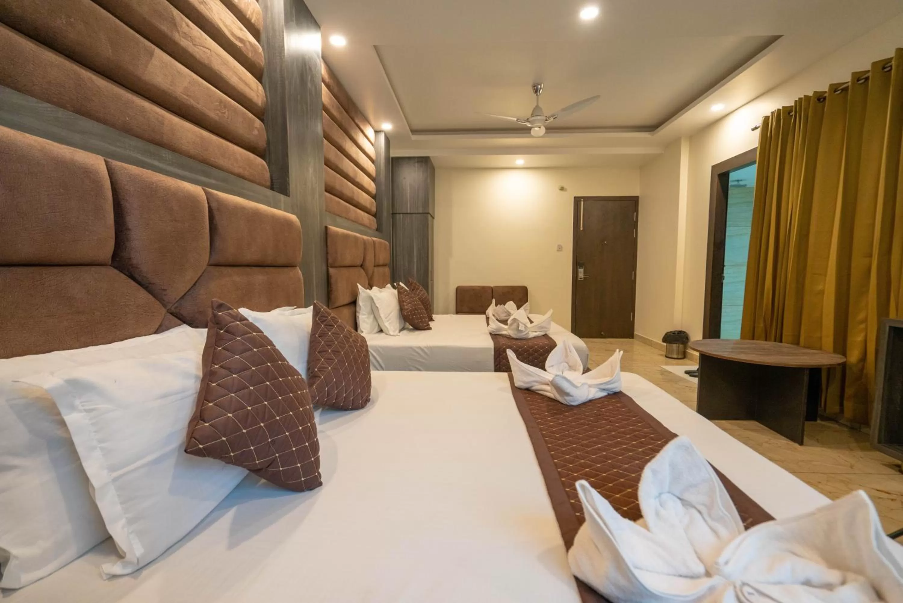 Bed in Hotel The Vaishvik