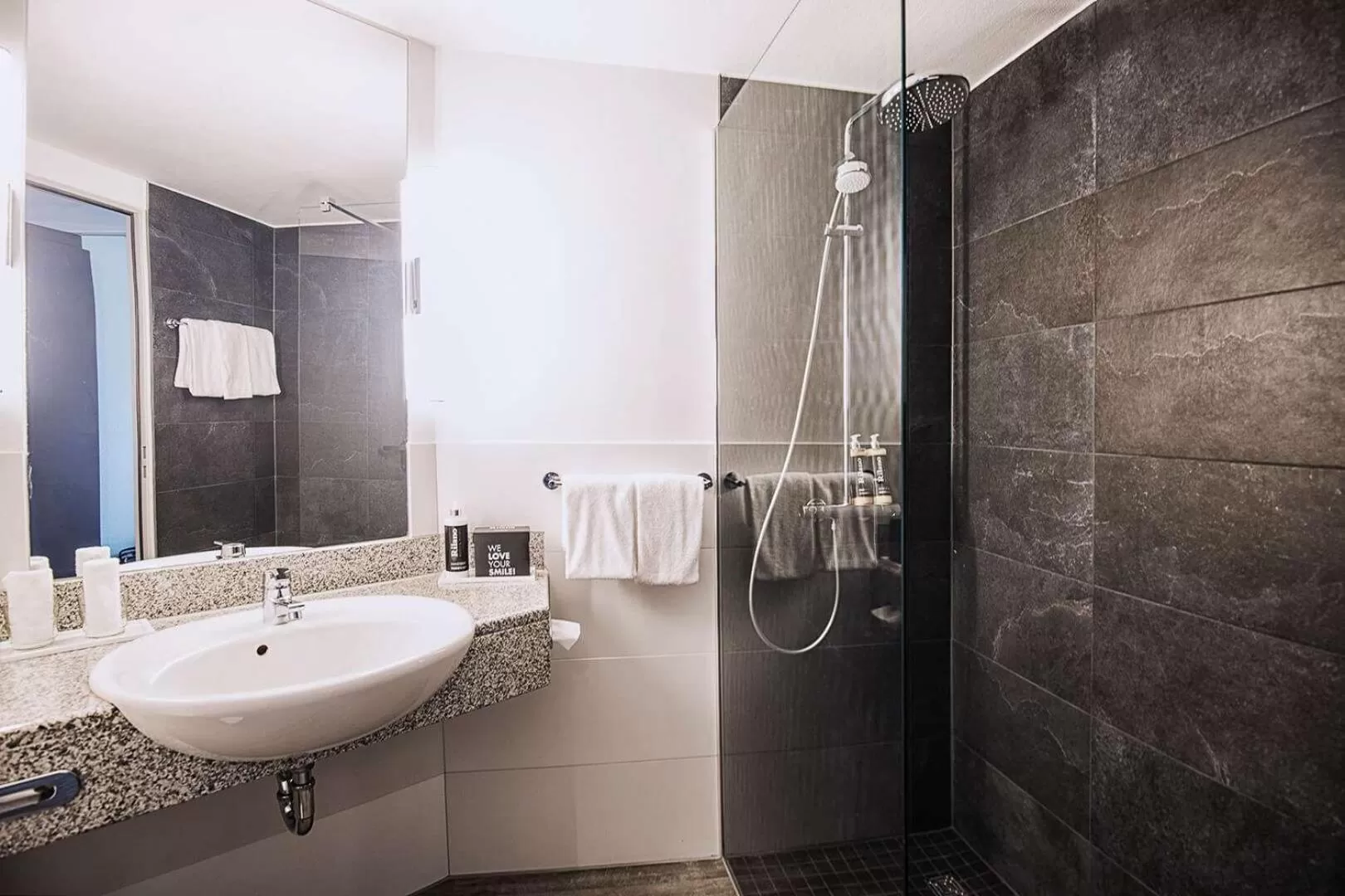 Bathroom in elaya hotel frankfurt oberursel