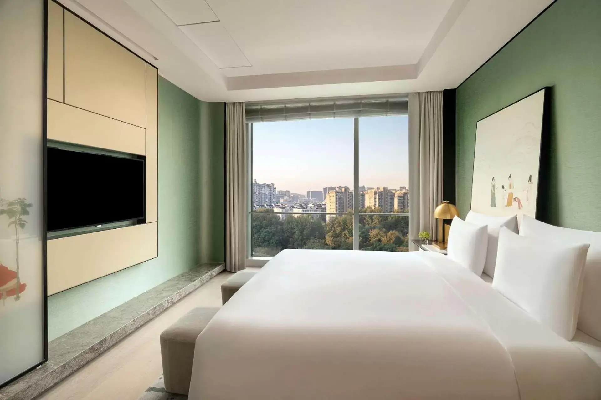 Bedroom in Kempinski Hotel Hangzhou