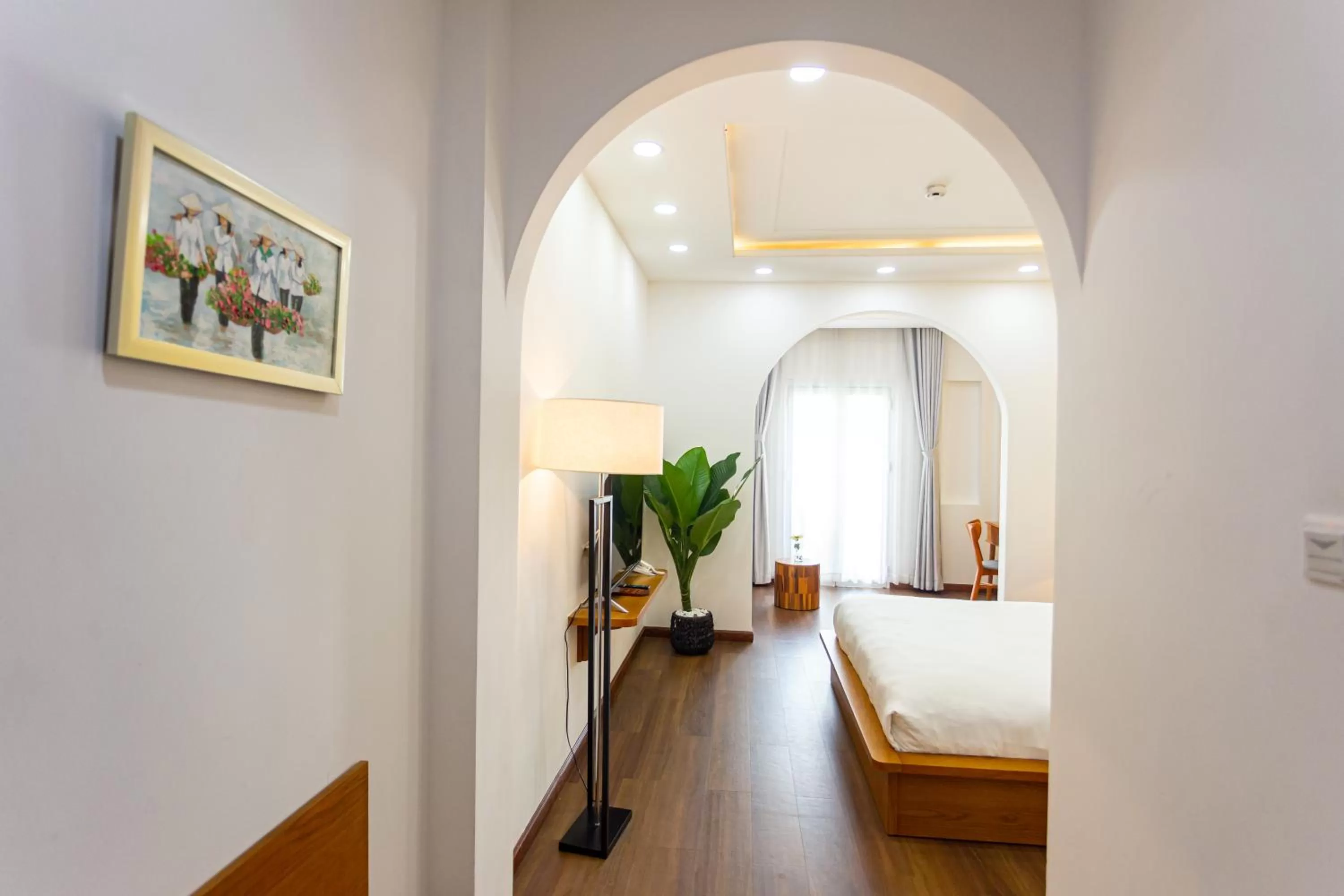 TV and multimedia, Bed in Chez Mimosa Local