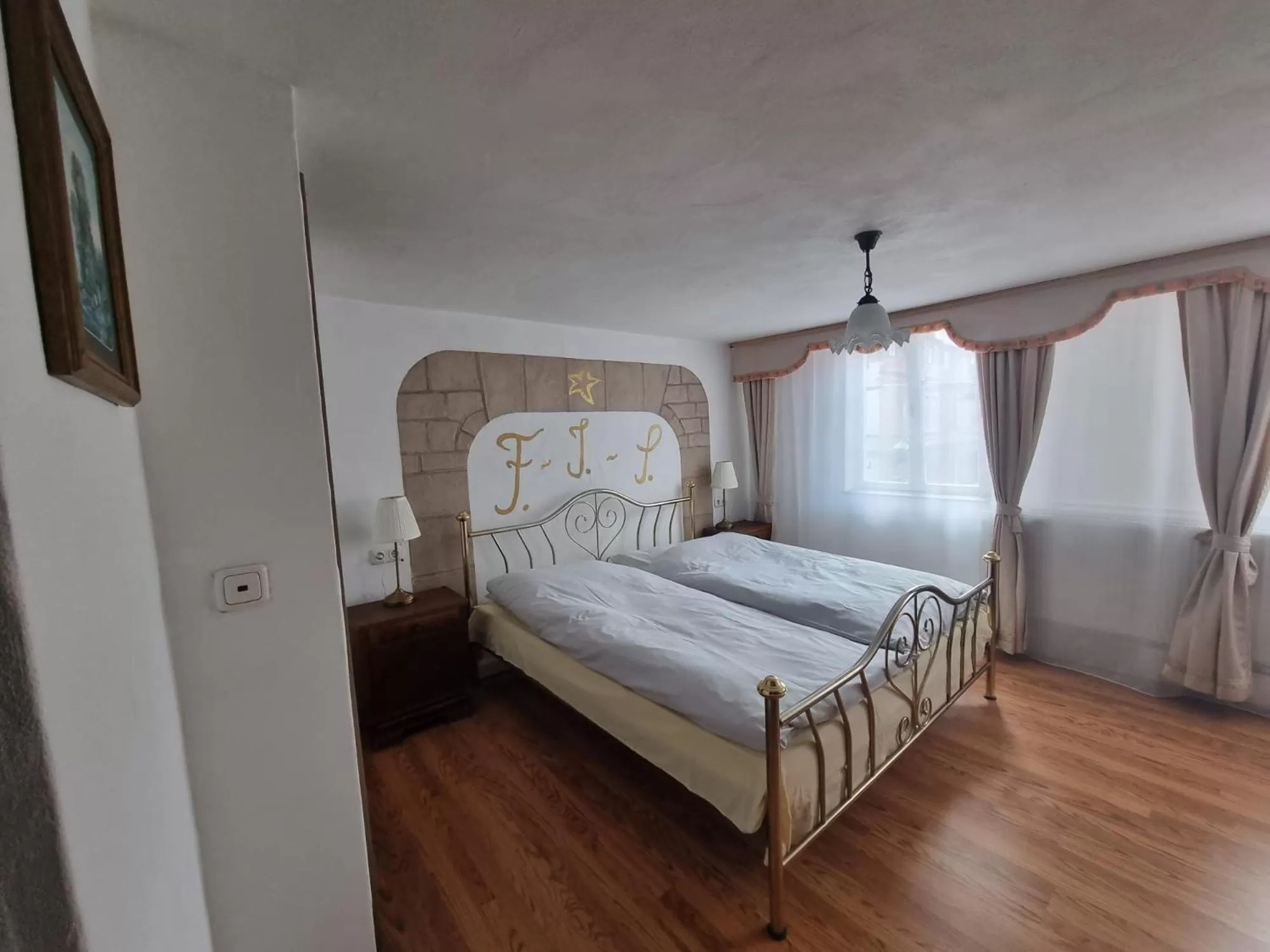 Bed in Gasthof zum Stern