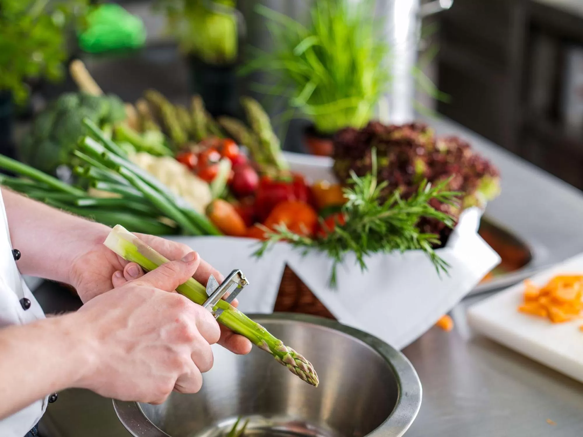 Food close-up in Hotel Enzian