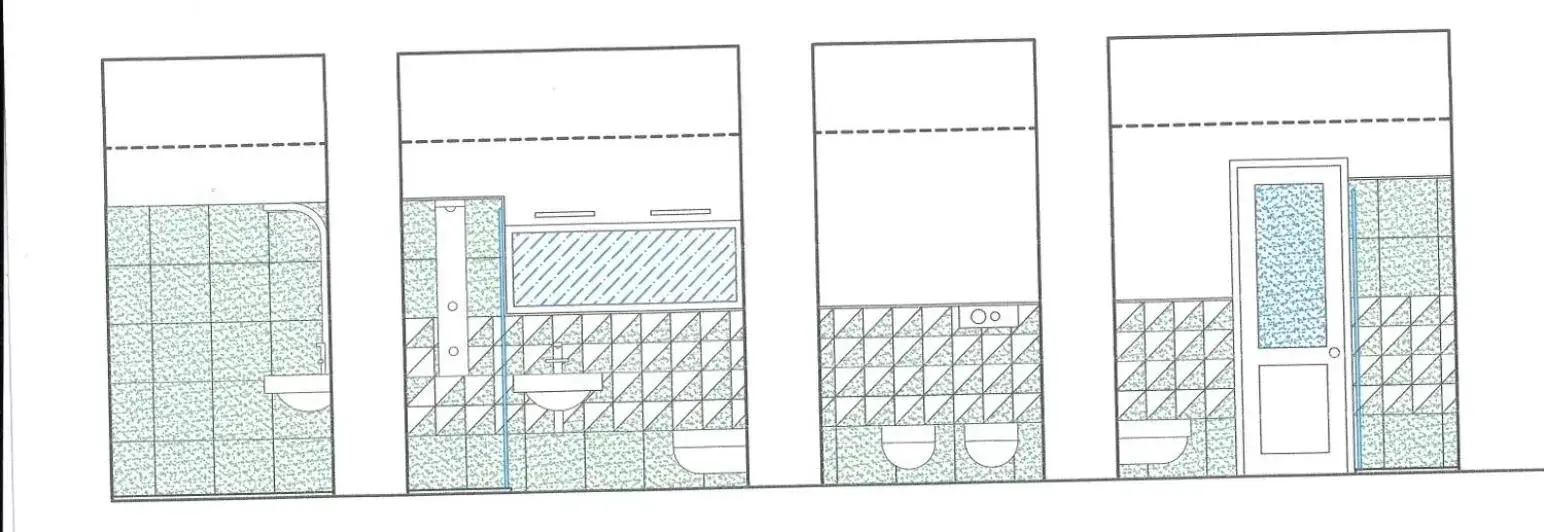 Bathroom, Floor Plan in Hotel Miramare