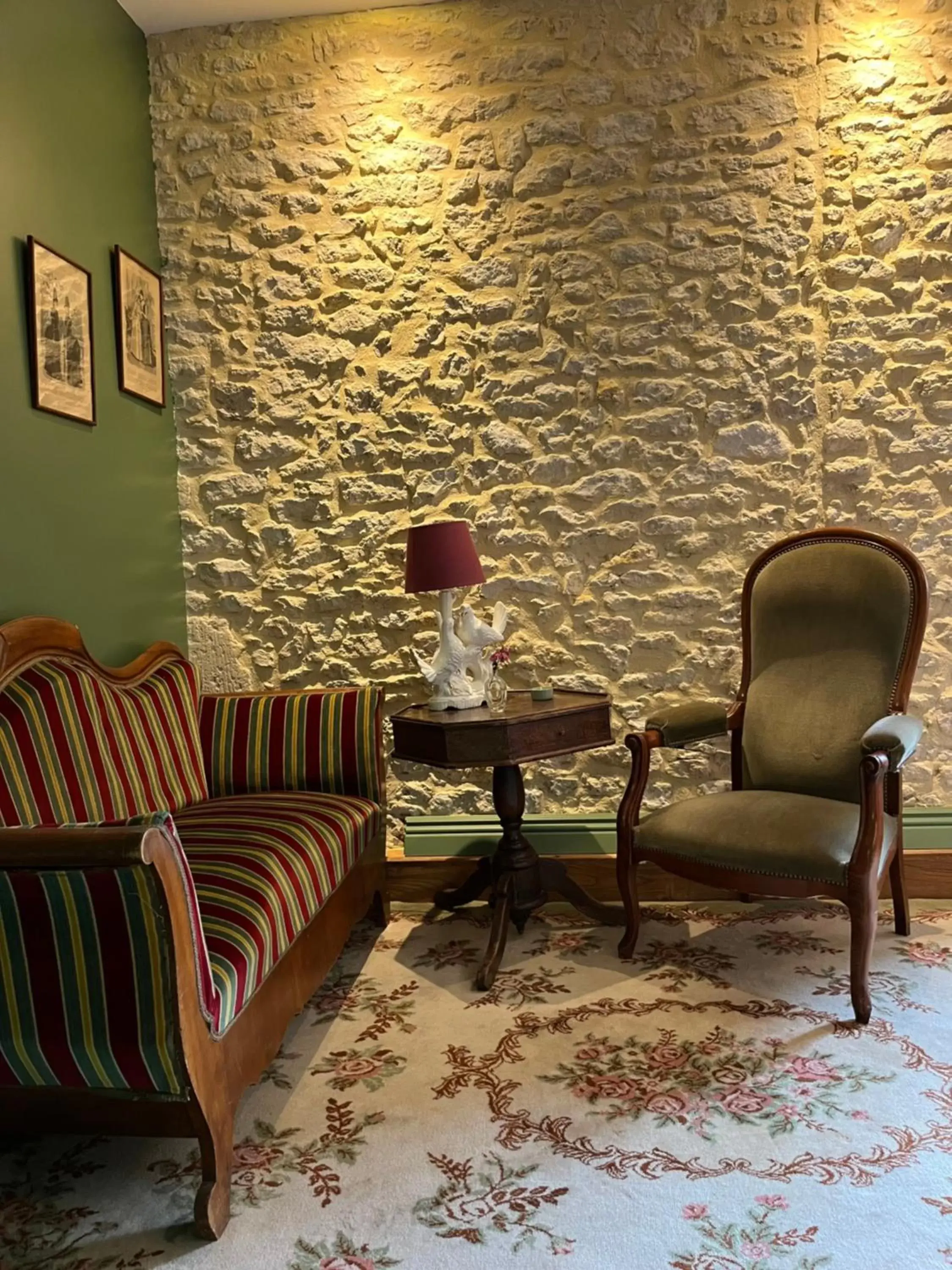 Seating Area in Le Clos Chalmon Chambre d'hôte