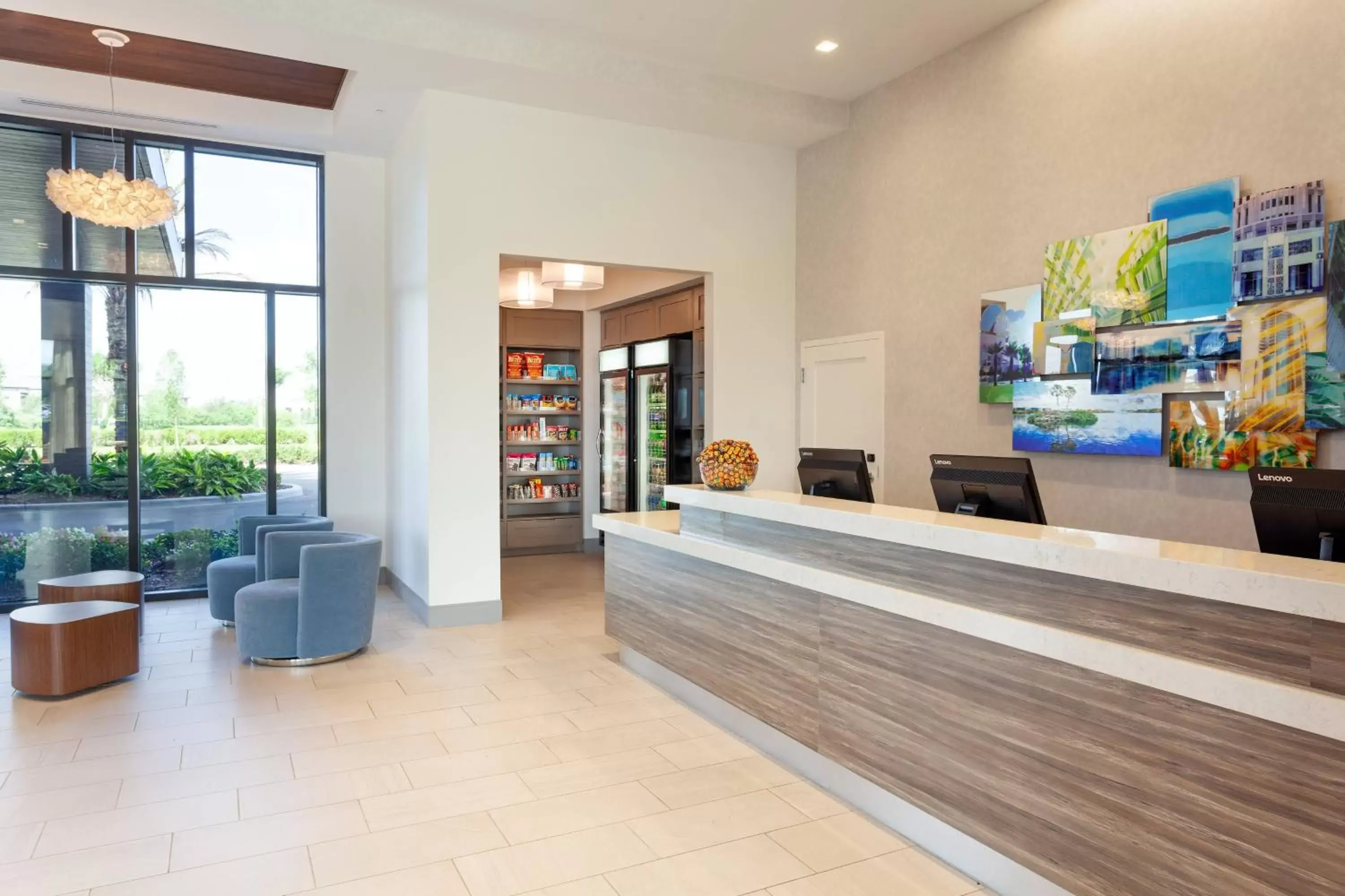 Lobby or reception, Lobby/Reception in SpringHill Suites by Marriott Orlando at Millenia