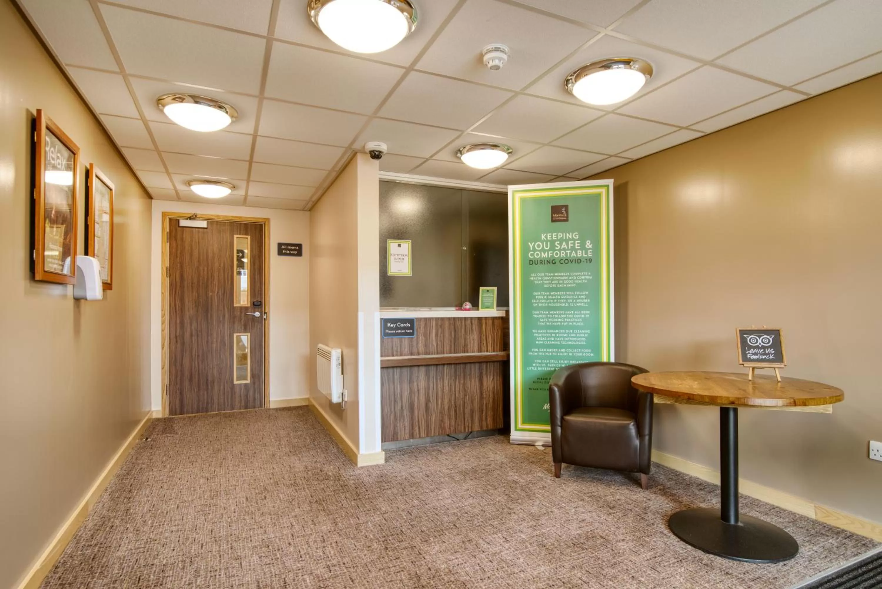Lobby or reception in Highland Gate, Stirling by Marston's Inns