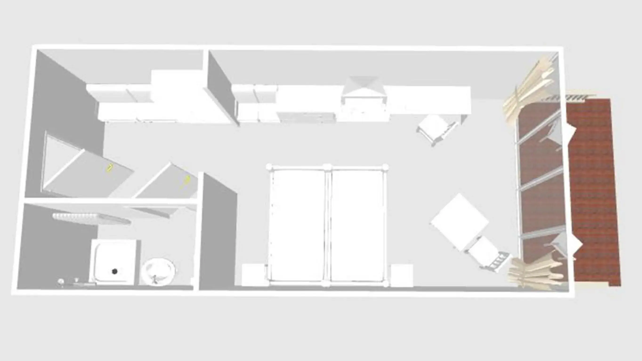 Photo of the whole room, Floor Plan in Hotel von Heyden