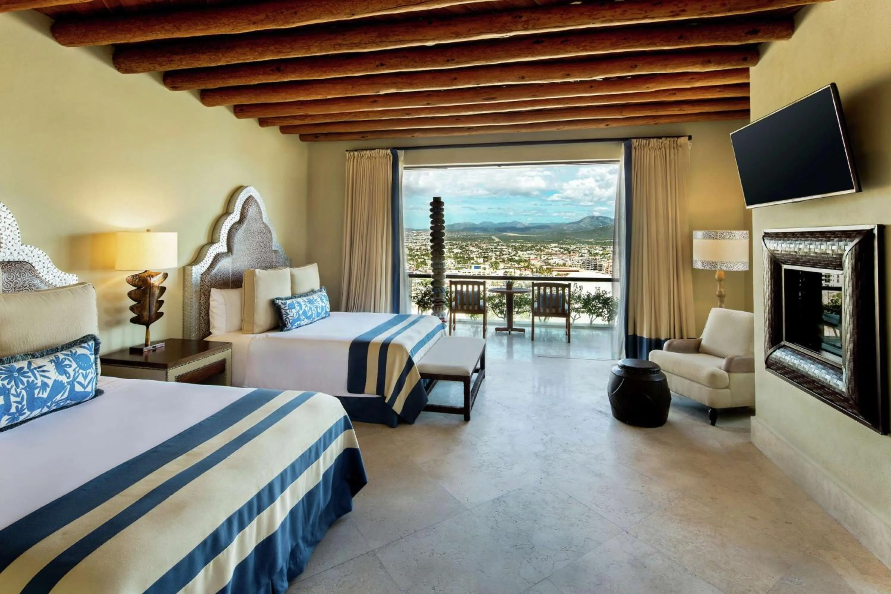 View (from property/room), Bed in Waldorf Astoria Los Cabos Pedregal