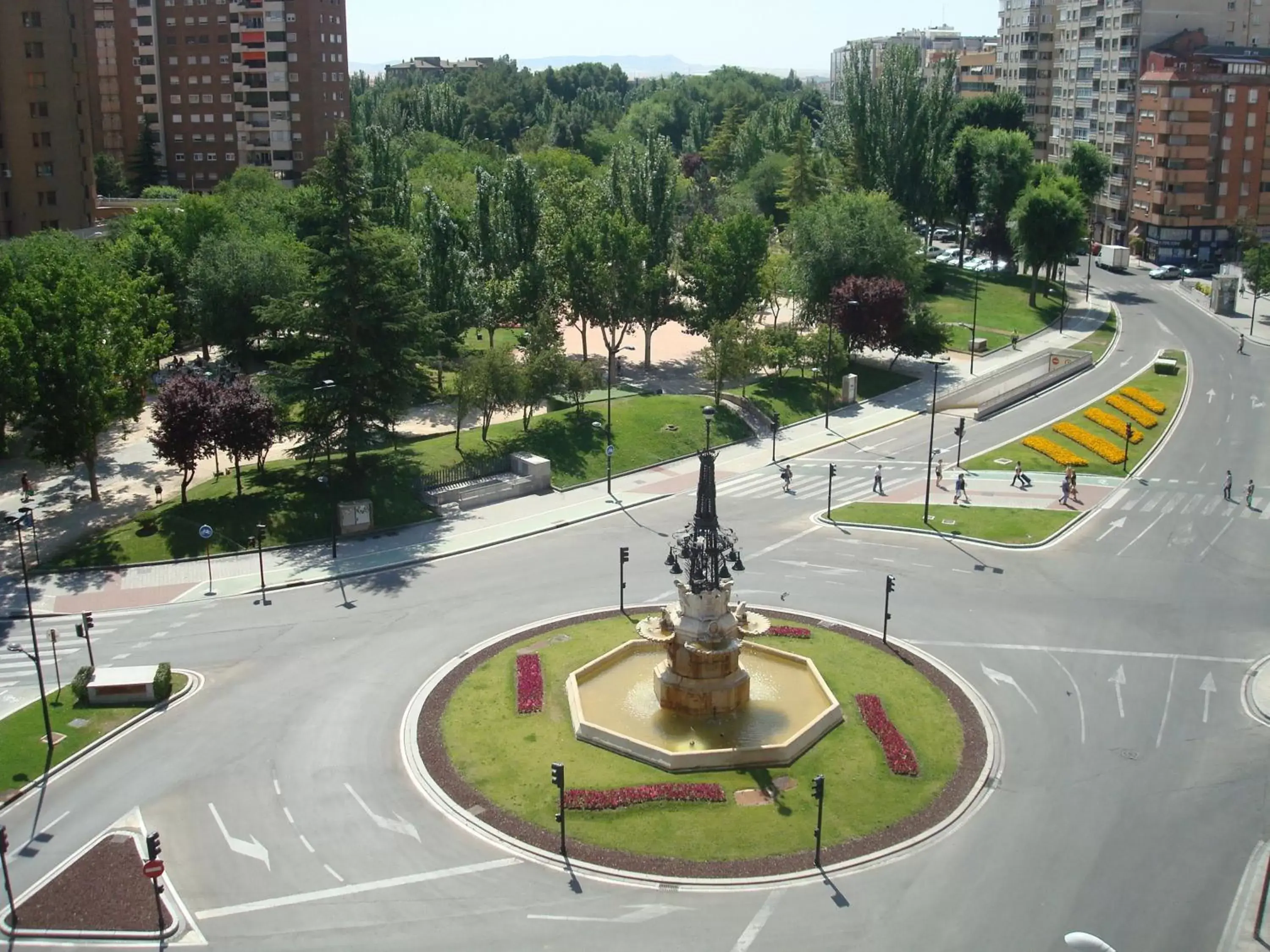 Bird's eye view in Hotel Castilla