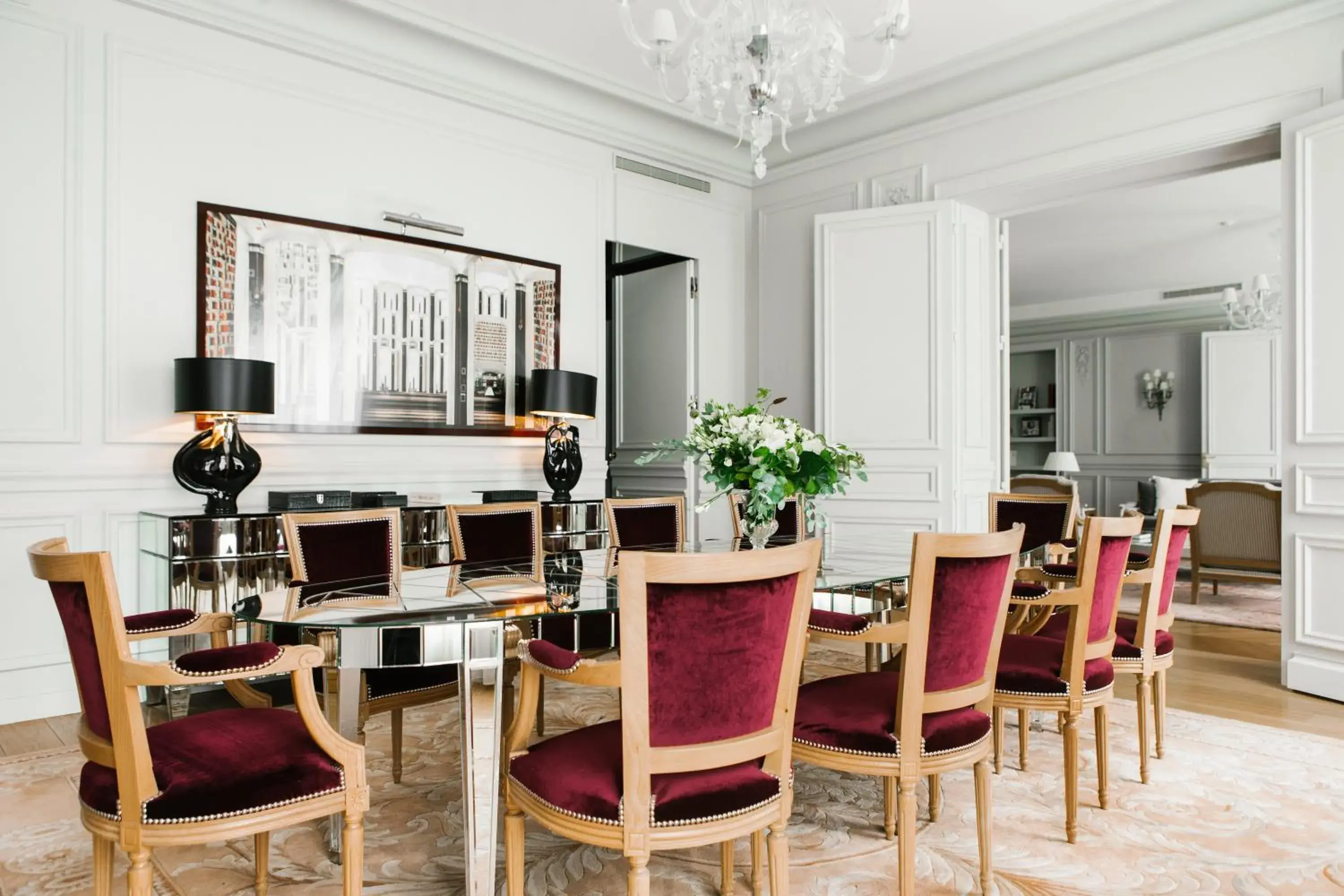 Dining Area in Le Royal Monceau Hotel Raffles Paris