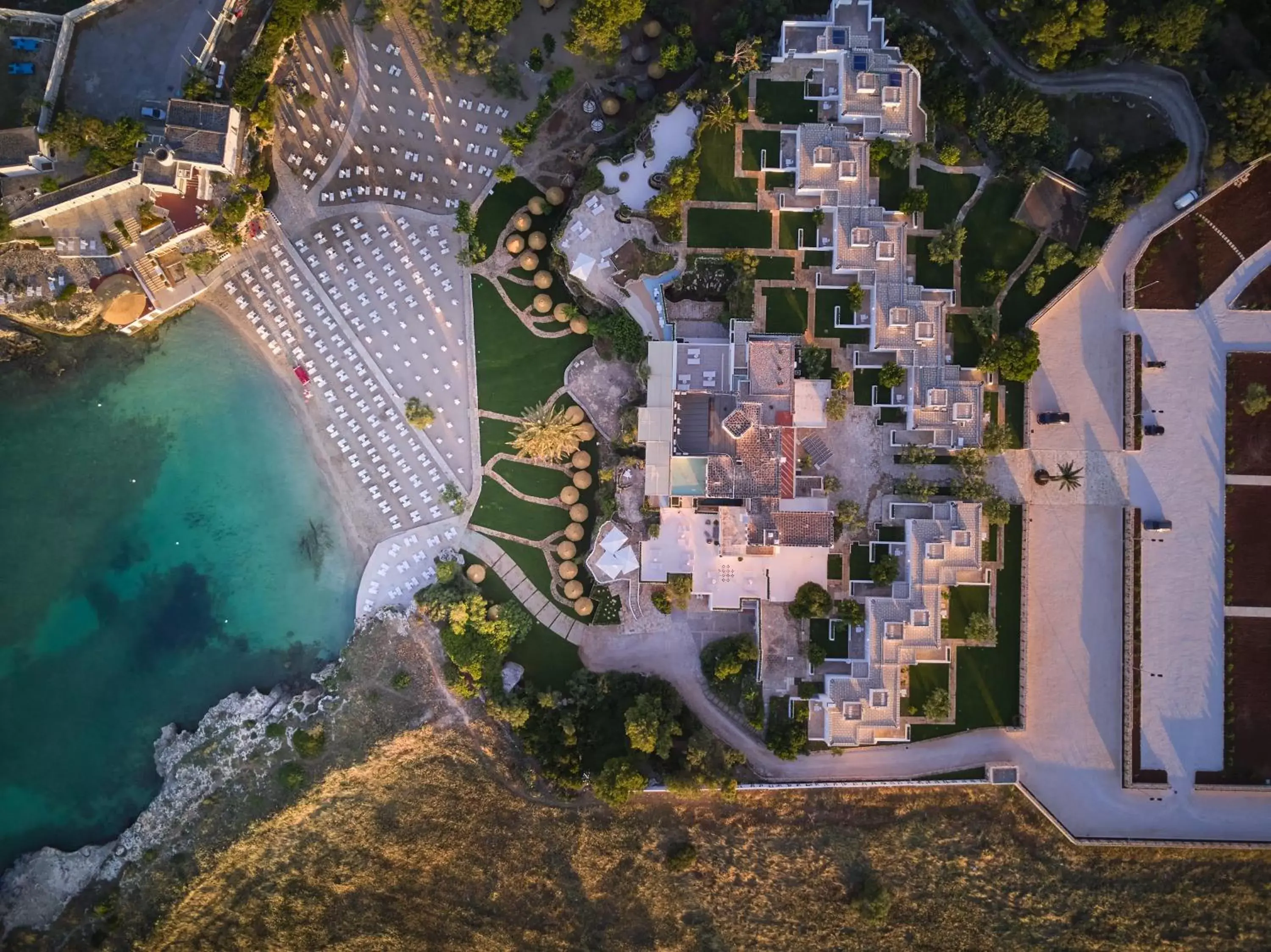 Beach, Bird's-eye View in Grotta Palazzese Beach Hotel