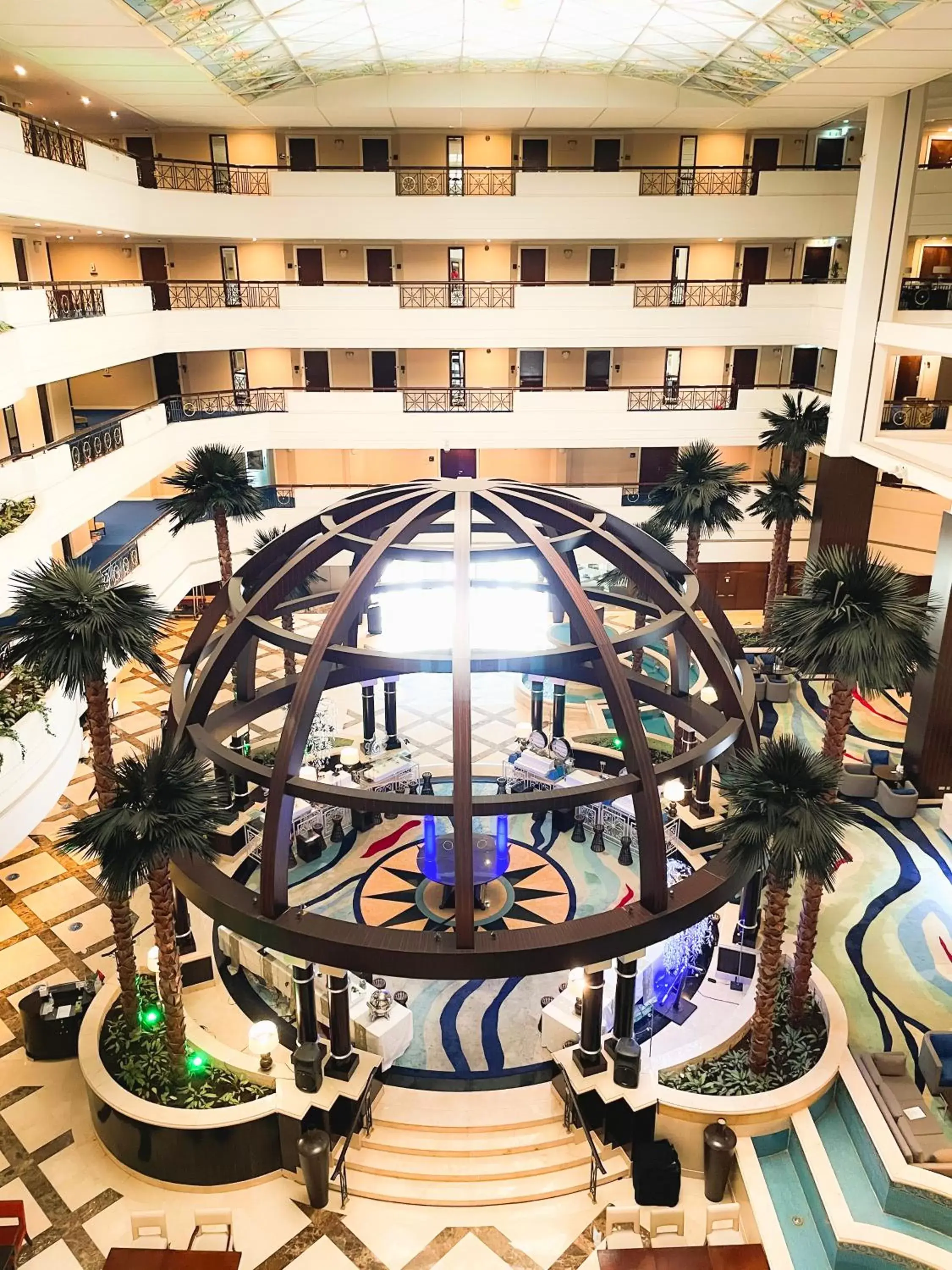 Lobby or reception in Mövenpick Grand Al Bustan Lobby or reception in Mövenpick Grand Al Bustan