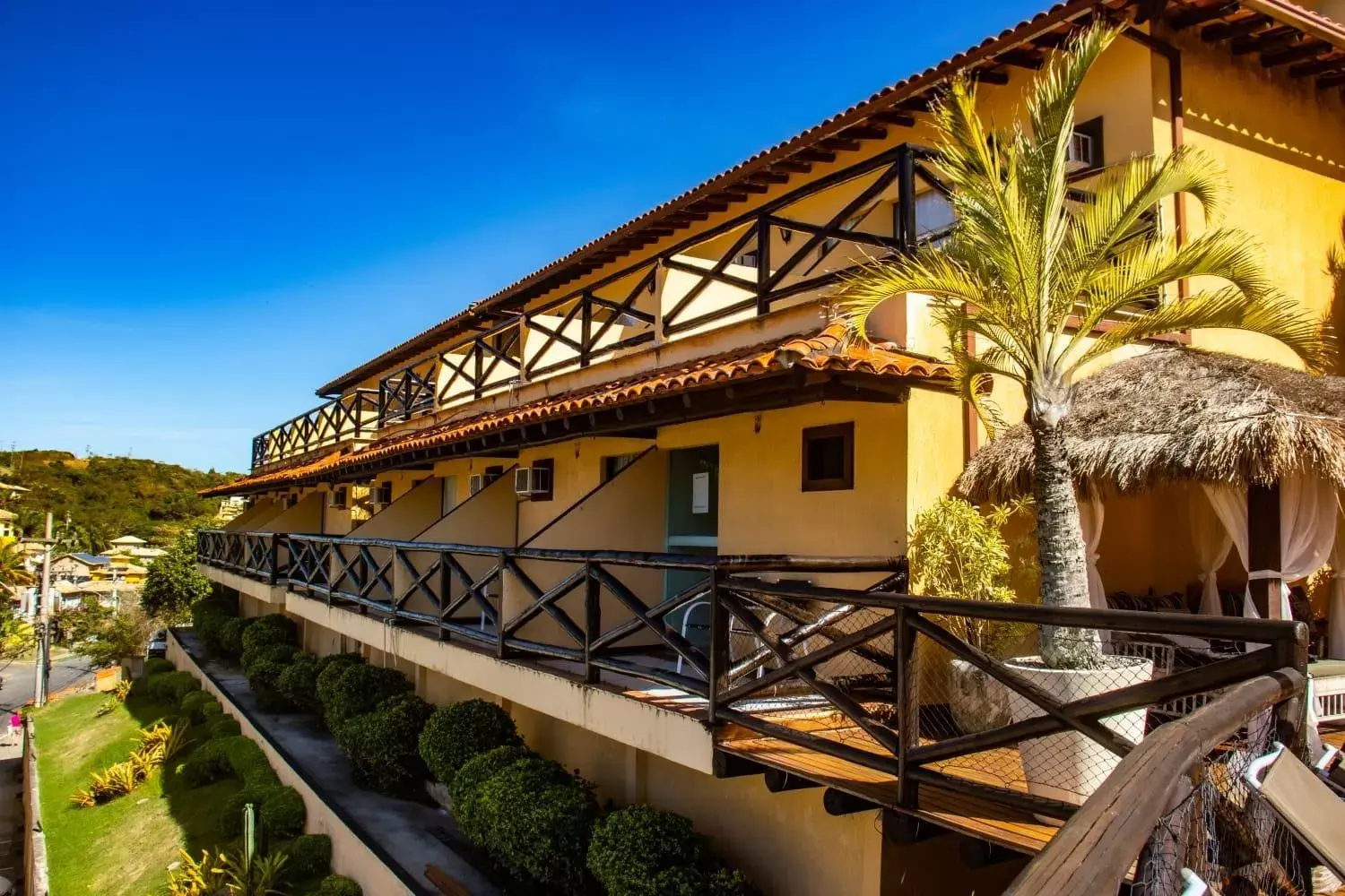 View (from property/room), Property Building in Rio Búzios Beach Hotel