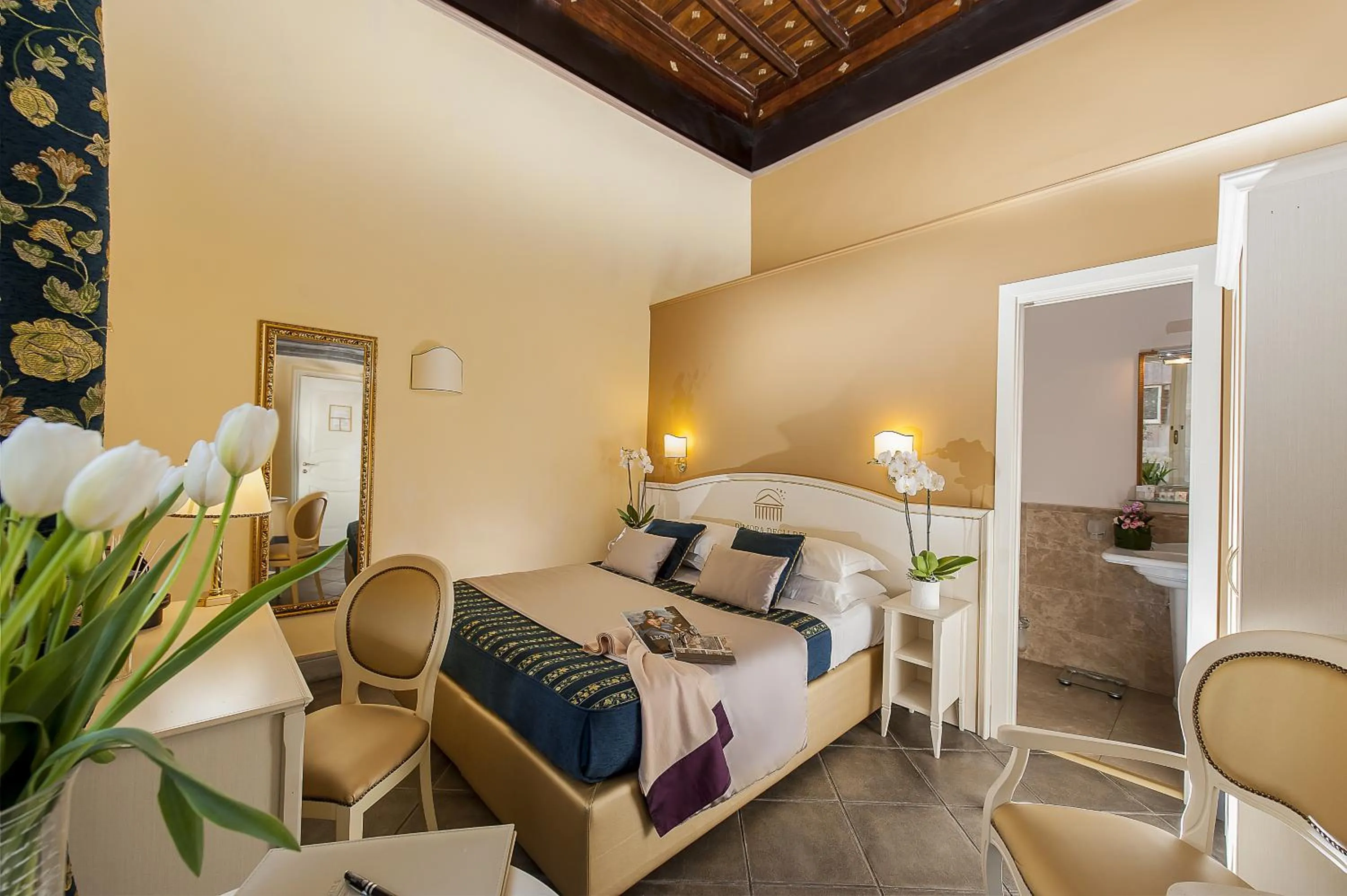 Bedroom, Bed in Dimora Degli Dei