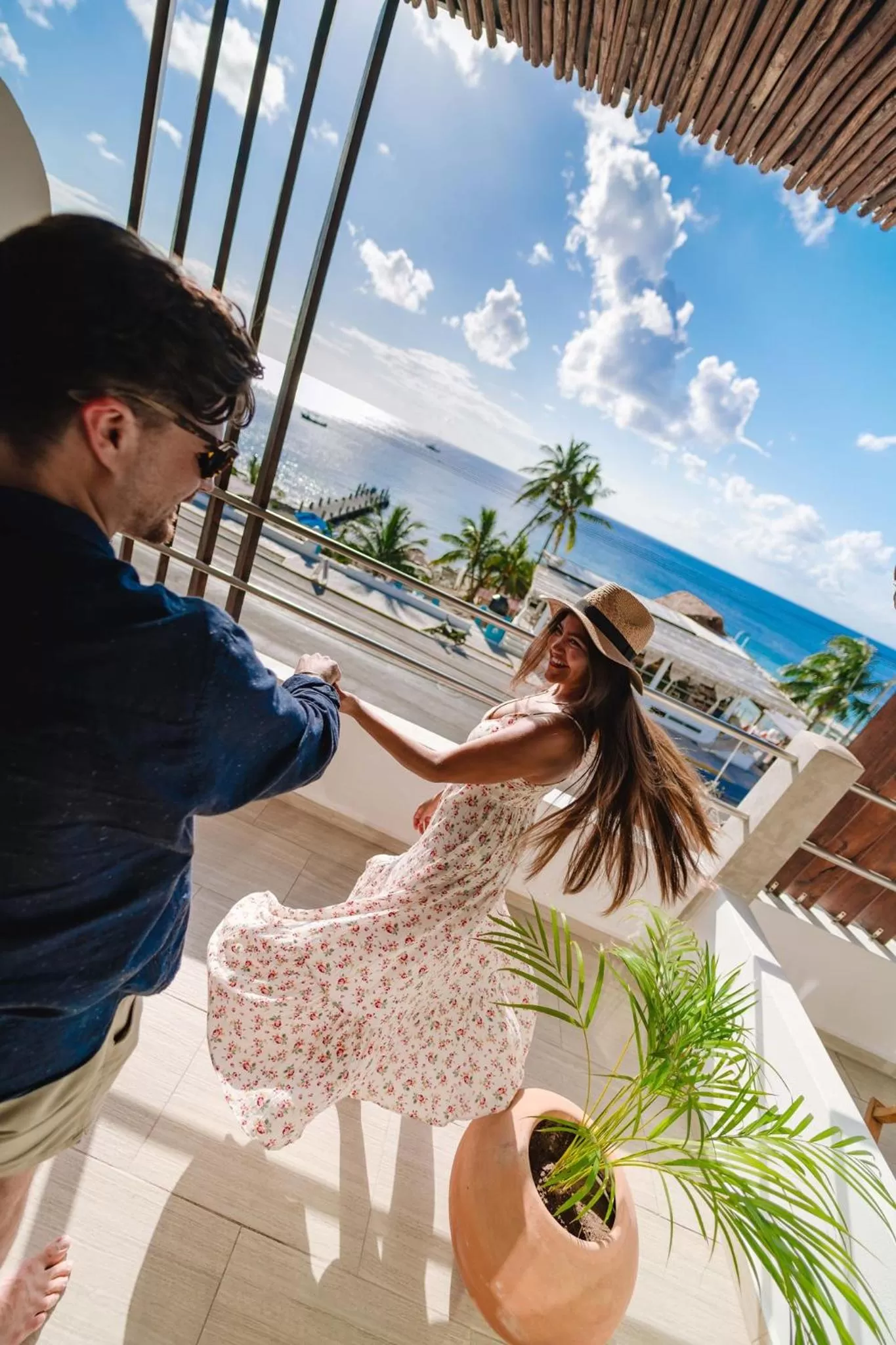 Balcony/Terrace in Albatros Suites by Bedsfriends