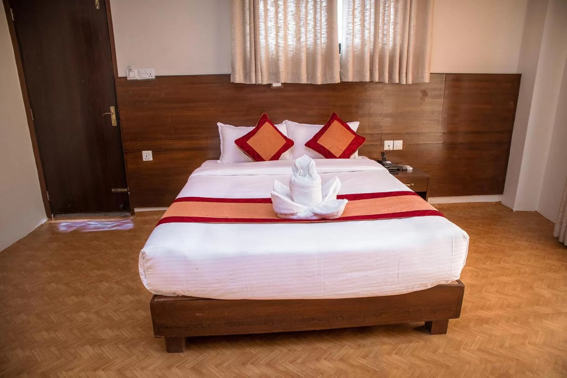 Bed in Hotel Himalayan Vacation