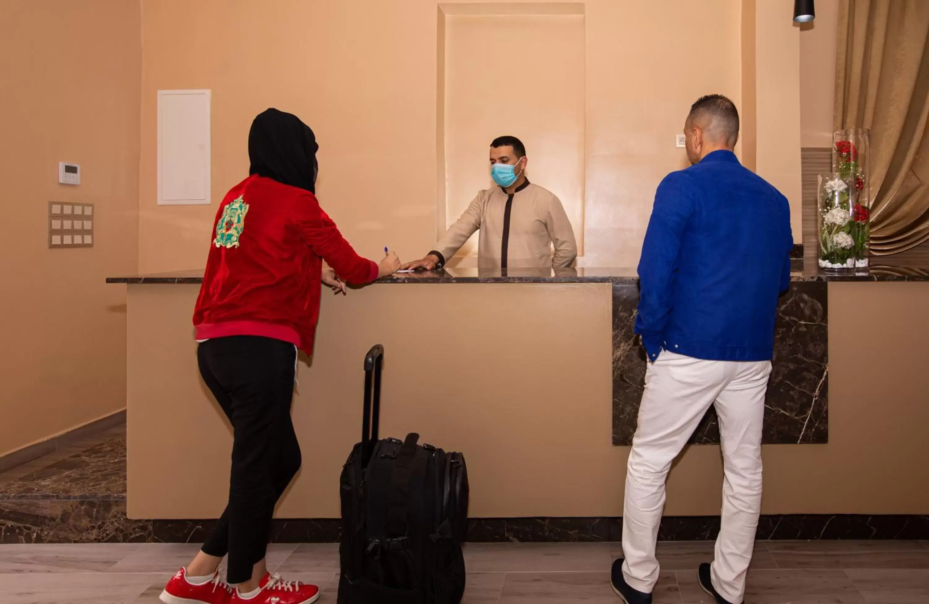 Lobby or reception in Hotel Toulousain